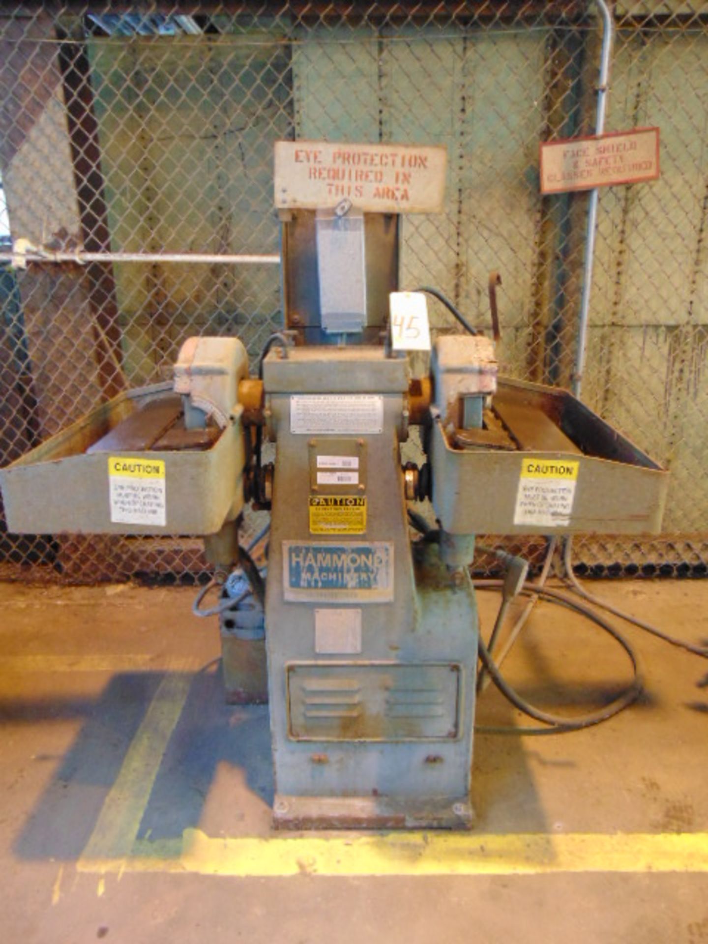 CARBIDE GRINDER, HAMMOND, S/N N.A. (Location: Bldg. 116)