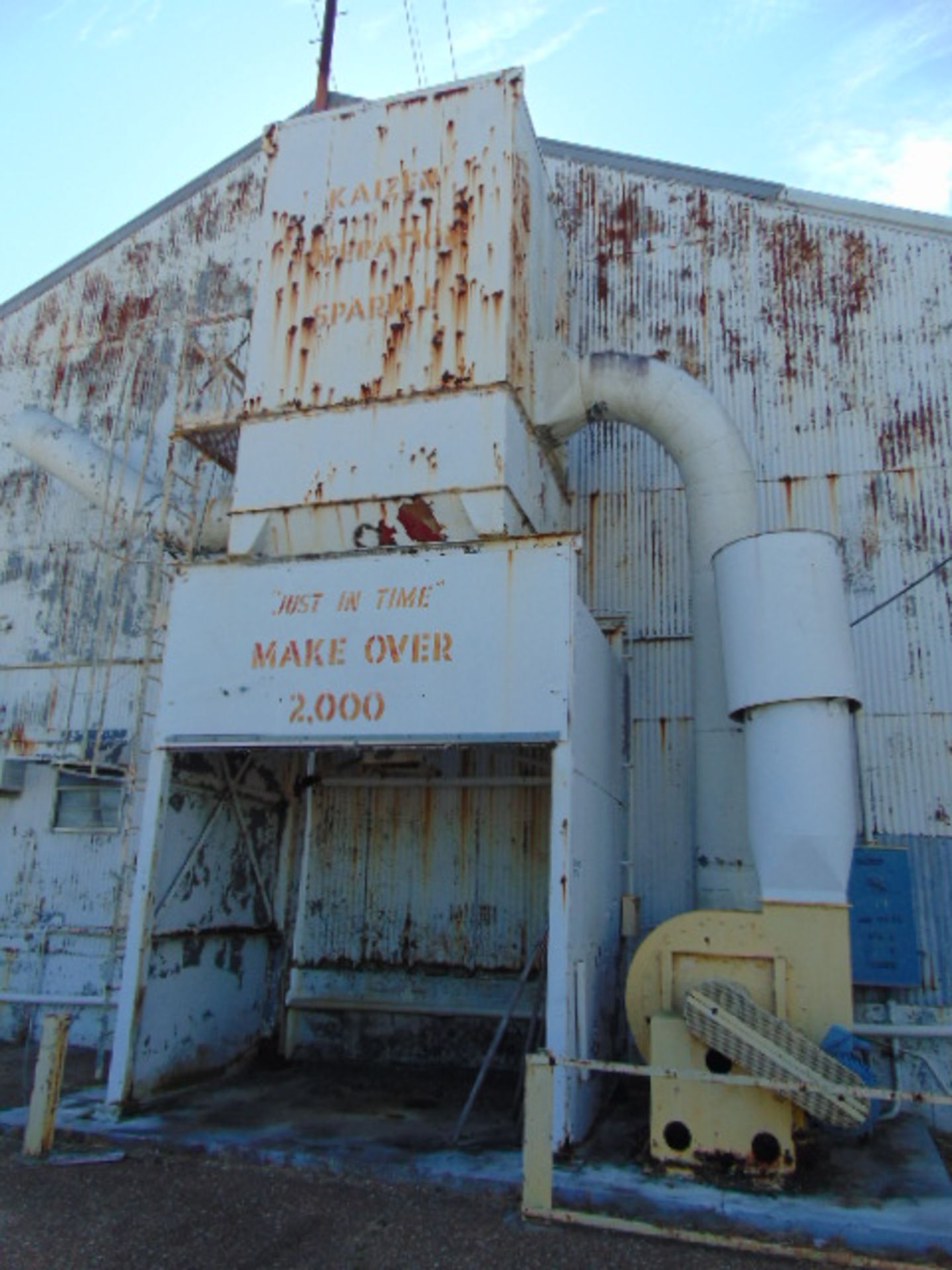 DUST COLLECTOR (Location: outside Bldg. 110)