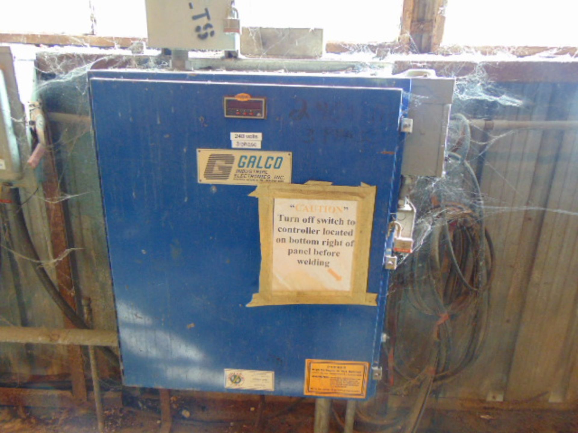 DYNAMIC BALANCER, GALCO INDUSTRIAL ELECTRONICS APPROX. 5,000 LB. CAP. variable freq. drive motor, - Image 4 of 4