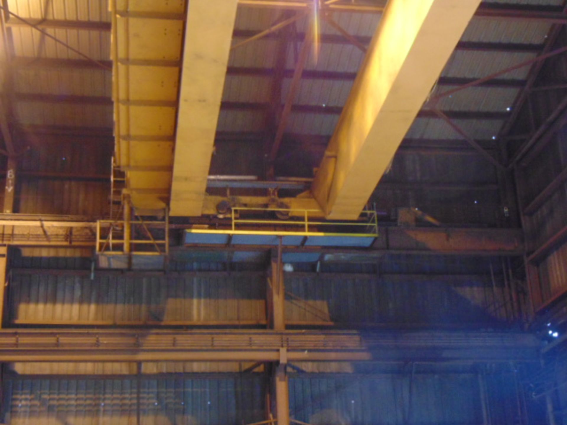 MAGNETIC PLATE HANDLING CRANE, KONE 15 T. X APPROX. 128’ SPAN, 30’L. 15 T. electromagnetic plate - Image 7 of 8