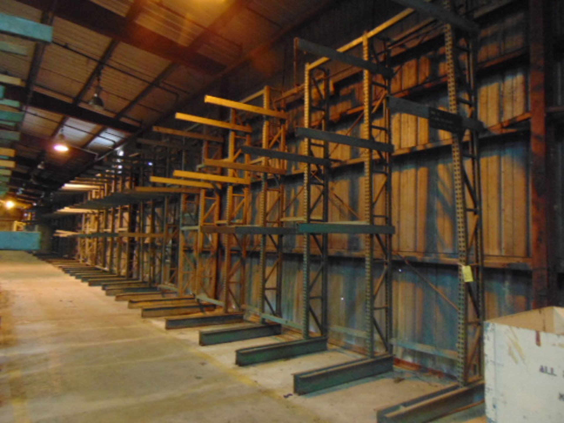 SINGLE SIDED CANTILEVER RACK SECTIONS (Location: Bldg. 601)