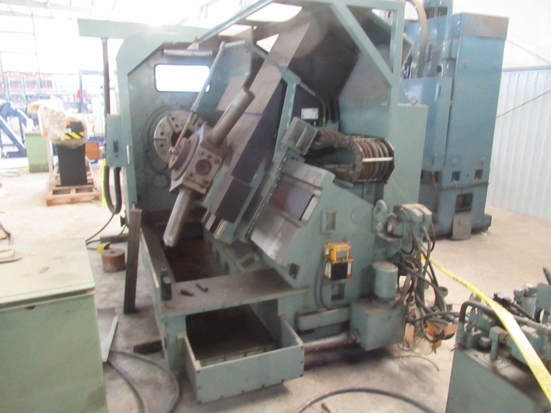 CNC SLANT BED HOLLOW SPINDLE LATHE, MORI SEIKI MDL. SL-8, retrofit 2013 or 2014, 39.3" sw. over bed, - Image 5 of 9