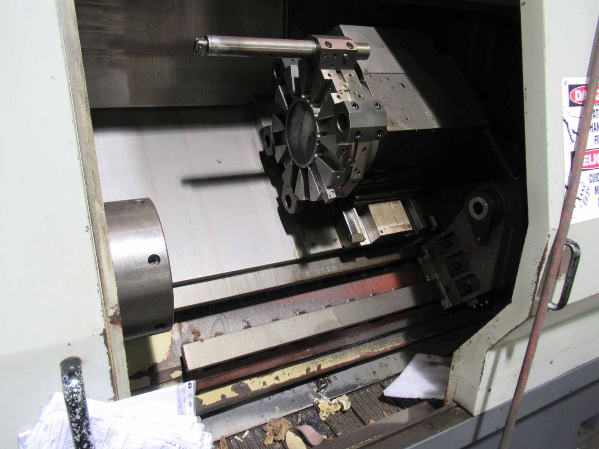 CNC LATHE, FEMCO MDL. HL-55S, new 2012, Fanuc 0i-TD CNC control, 28" sw. over bed, 25" max. - Image 3 of 8