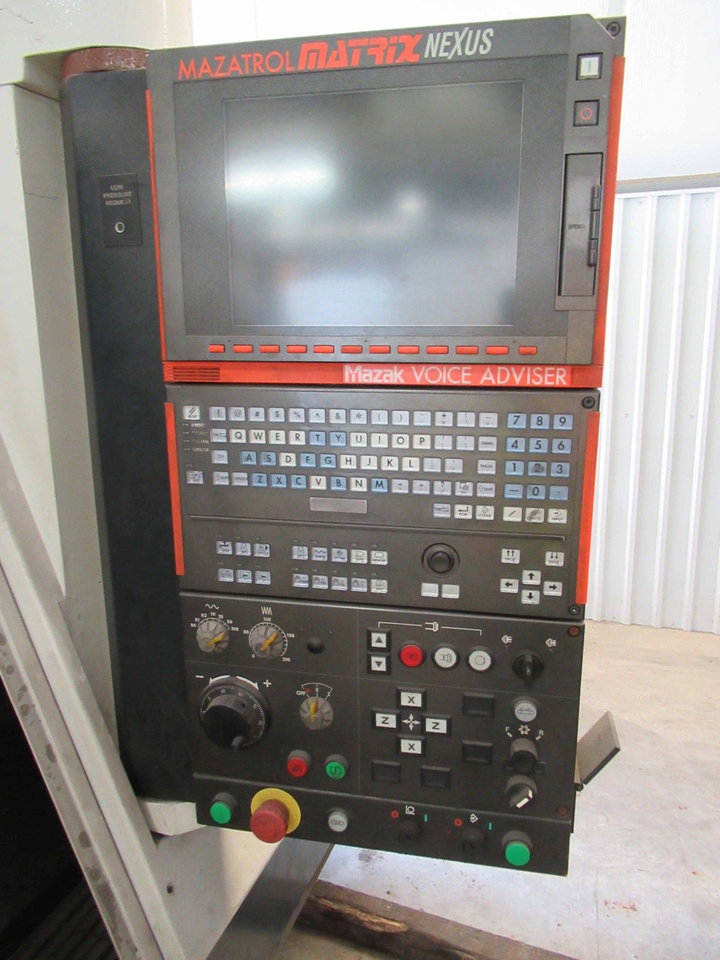 CNC LATHE, MAZAK MDL. QTN450-II, new 2008, Mazatrol Matrix Nexus CNC control, 33.27" sw. over bed, - Image 3 of 7