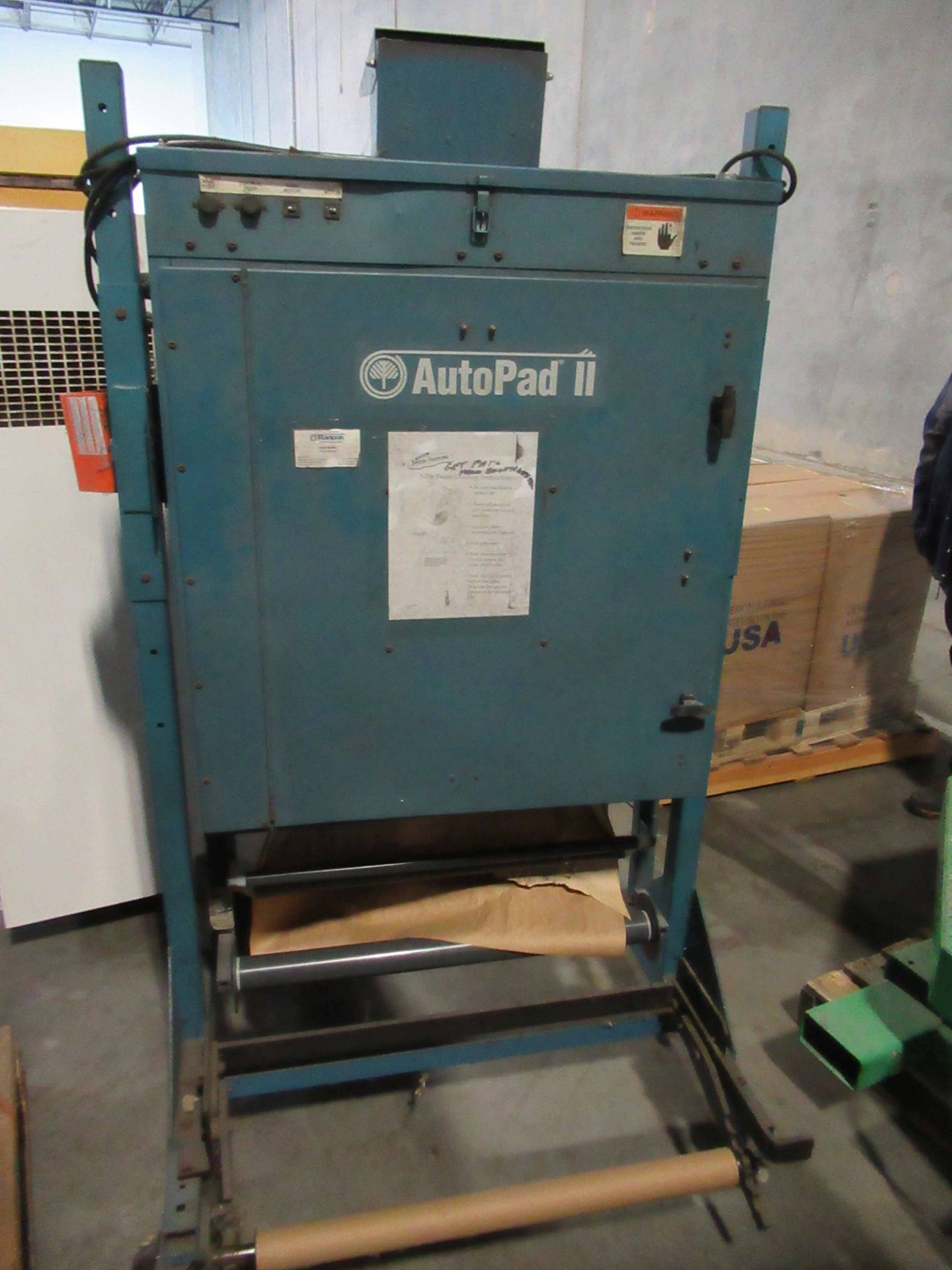 AUTOMATIC VOID FILL PAPER CRUMPLER, RANPAK AUTO PAD II MDL. AP25TD, S/N 10515054, (Location 3: