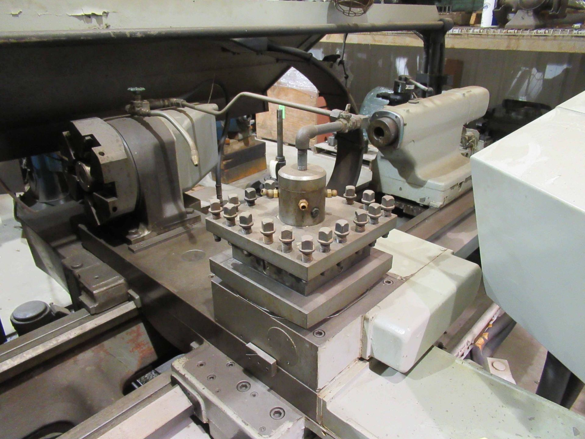 CNC FLATBED LATHE, OKUMA MDL. LH35N, Big Bore 400/140, SMW chuck w/5.5" bore, horiz. and vert. - Image 4 of 4