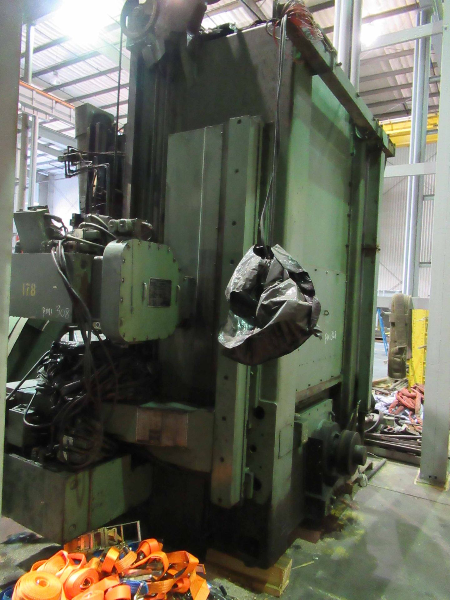 VERTICAL TURRET LATHE, 56" BULLARD DYNATROL, 70" sw. to column, approx. 72" under rail, 5-pos. - Image 7 of 12