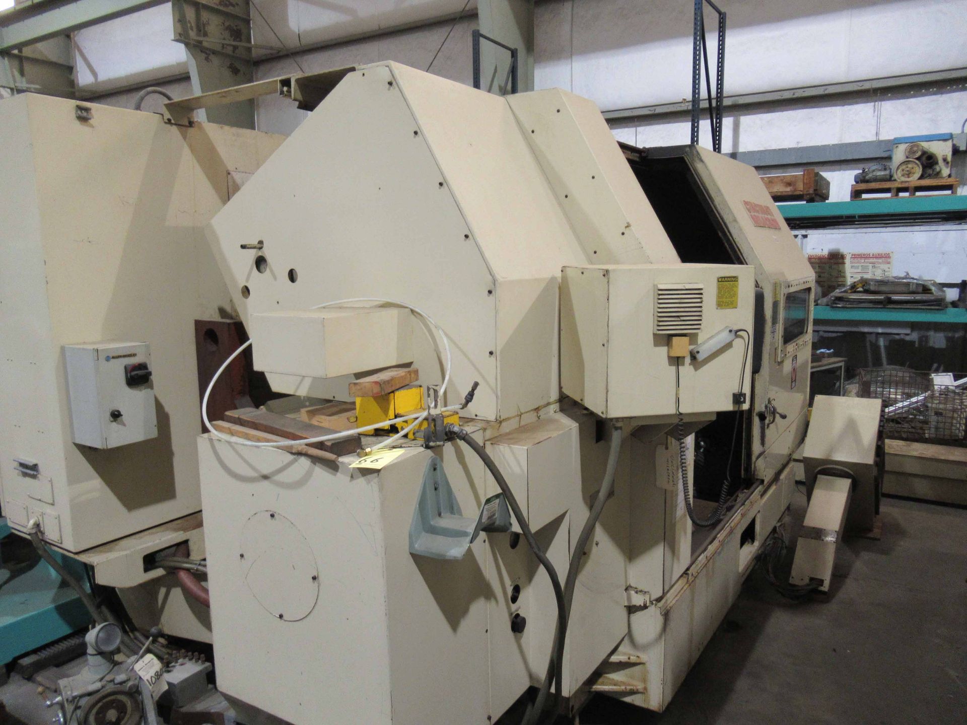 CNC LATHE, CINCINNATI CINTURN SERIES 2216C, Fanuc Series 16T CNC control, 12-pos. turret, chip