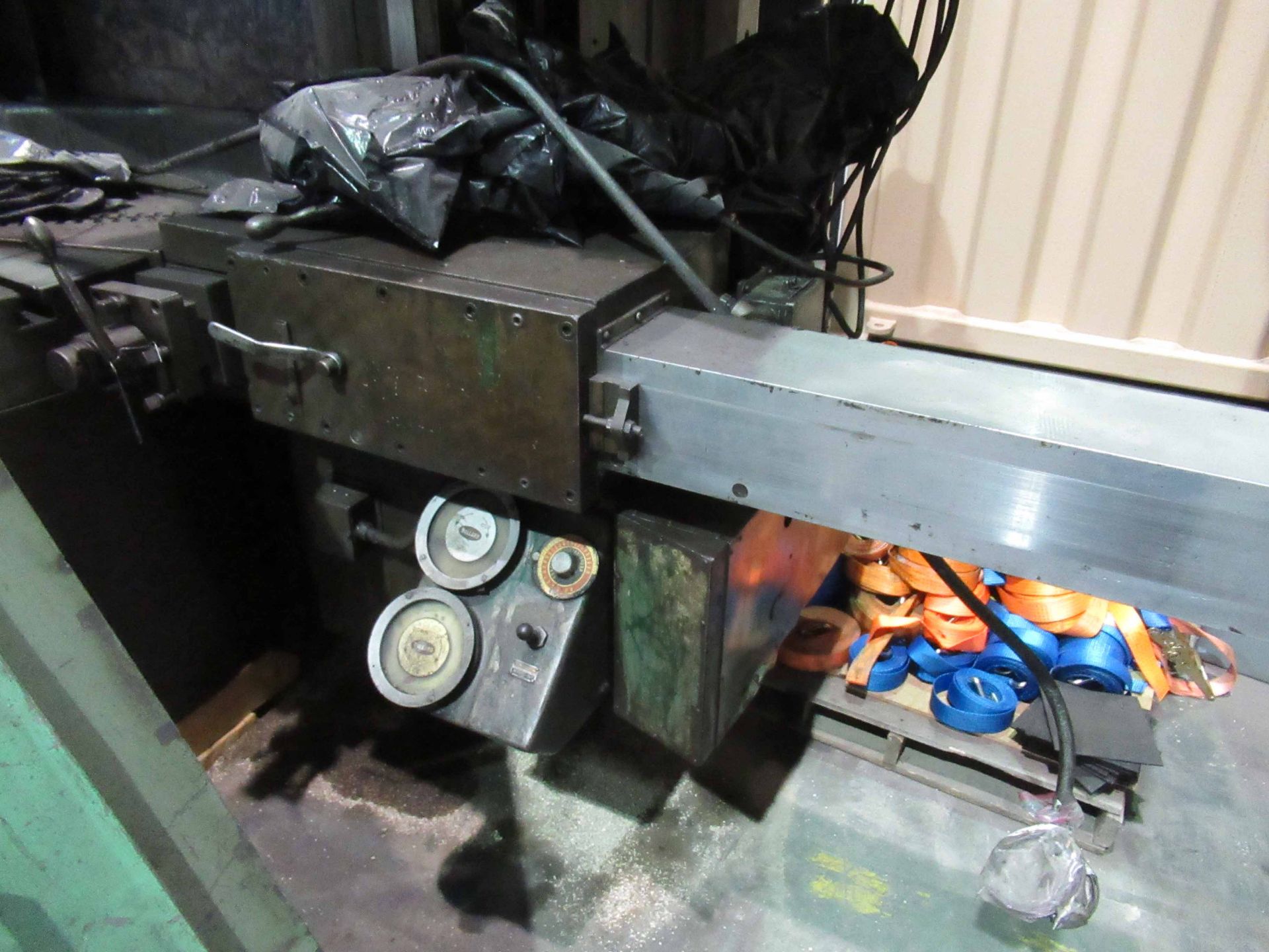 VERTICAL TURRET LATHE, 56" BULLARD DYNATROL, 70" sw. to column, approx. 72" under rail, 5-pos. - Image 4 of 12