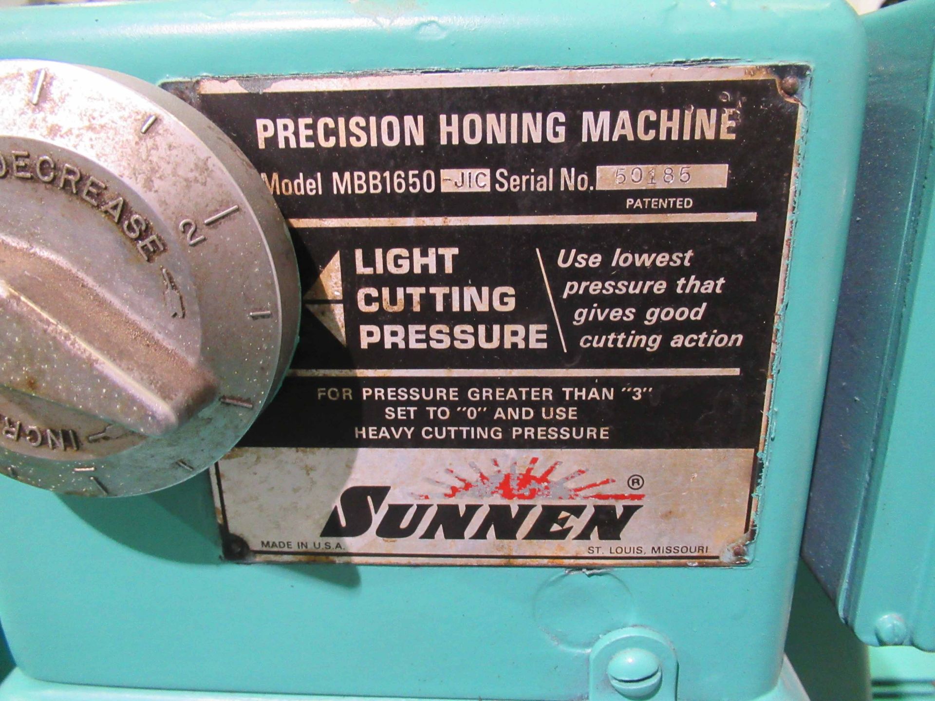 HONE, SUNNEN MDL. MBB1650-JIC, large qty. of tooling, S/N 50185, (Location 5: Gates Machine Tool - Image 2 of 5