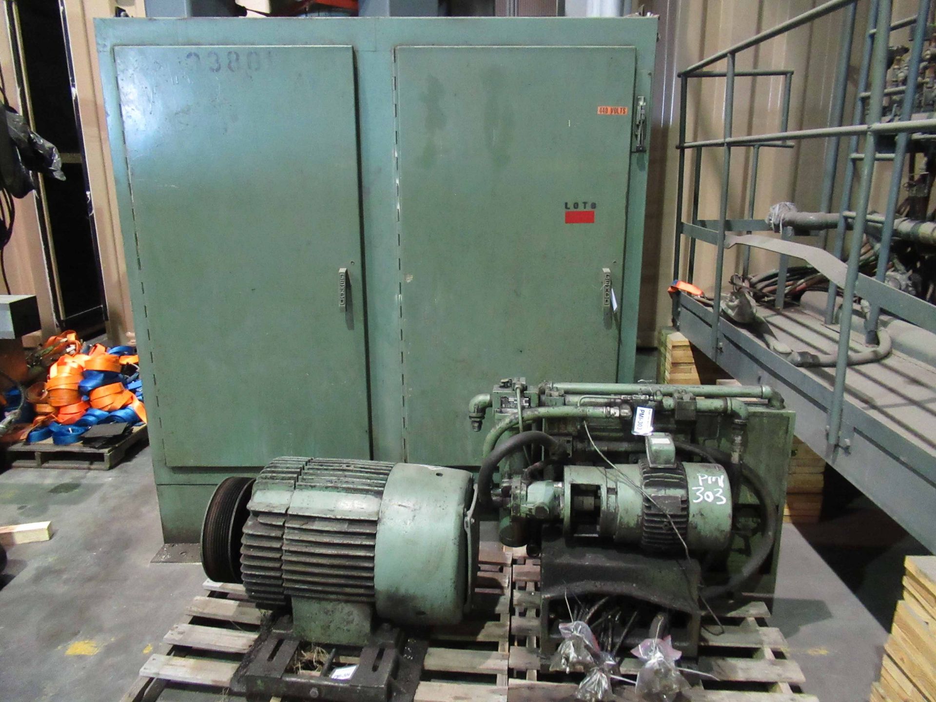 VERTICAL TURRET LATHE, 56" BULLARD DYNATROL, 70" sw. to column, approx. 72" under rail, 5-pos. - Image 10 of 12