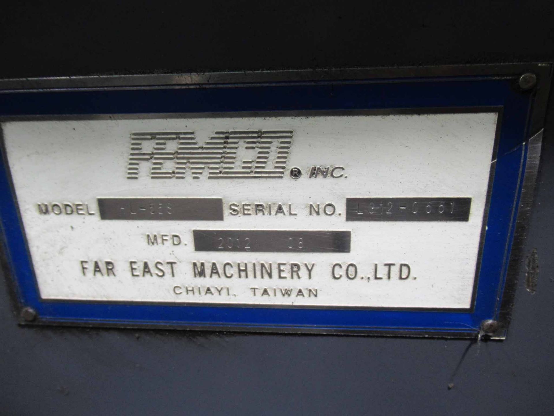 CNC LATHE, FEMCO MDL. HL-55S, new 2012, Fanuc 0i-TD CNC control, 28" sw. over bed, 25" max. - Image 8 of 8