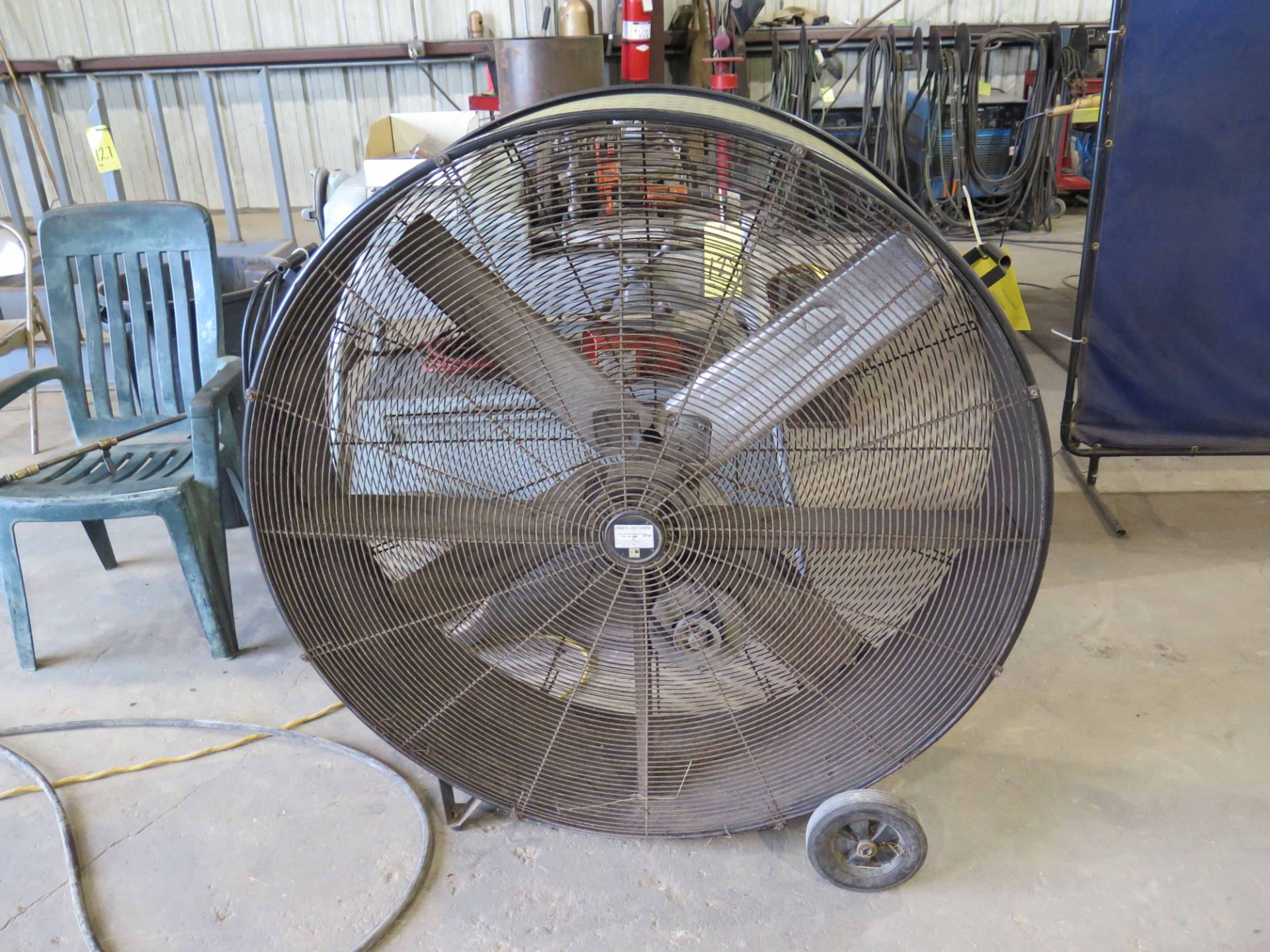 SHOP FAN, COUNTYLINE 48" MDL. SFDC-1200FB-R, S/N TS20170100609