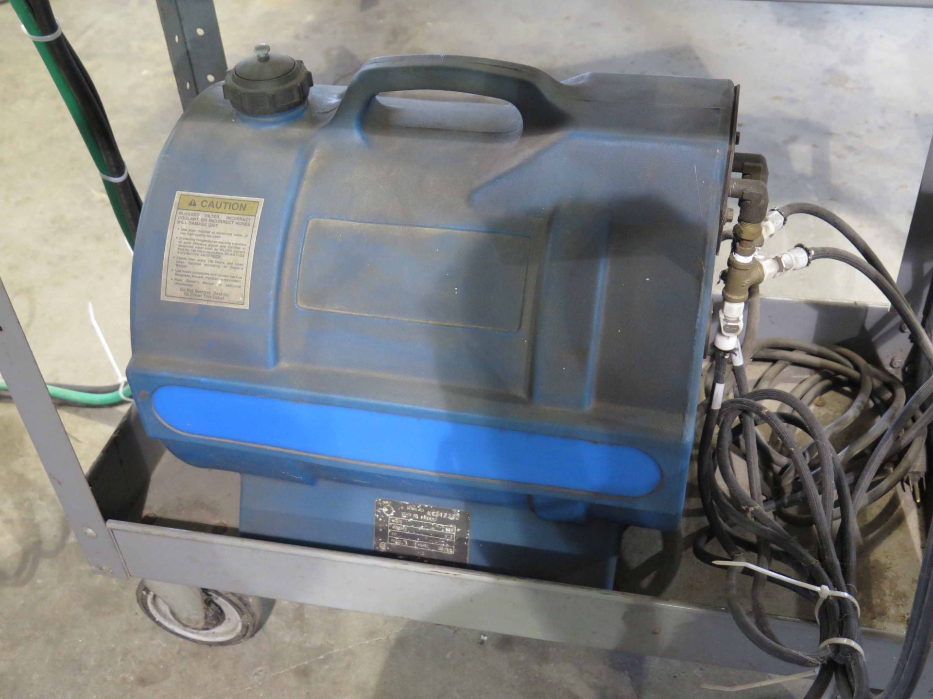 WIRE FEEDER, MILLER 70 SERIES MDL. S-74D, new 2004, 24 v., cart mtd., S/N LE033034, w/Miller - Image 2 of 3