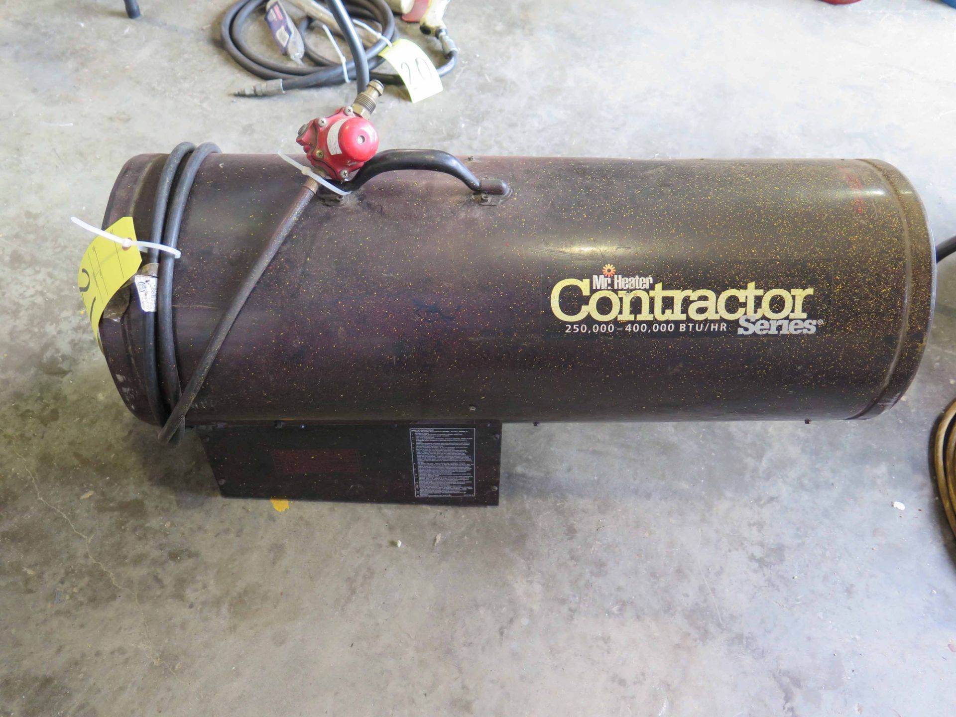 PROPANE HEATER, MR. HEATER CONTRACTOR SERIES, 250,000 to 400,000 BTU's per hour