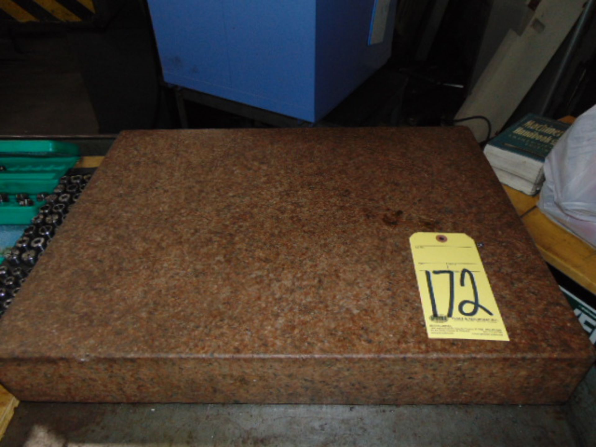 PINK GRANITE SURFACE PLATE, 24" x 18" x 4"