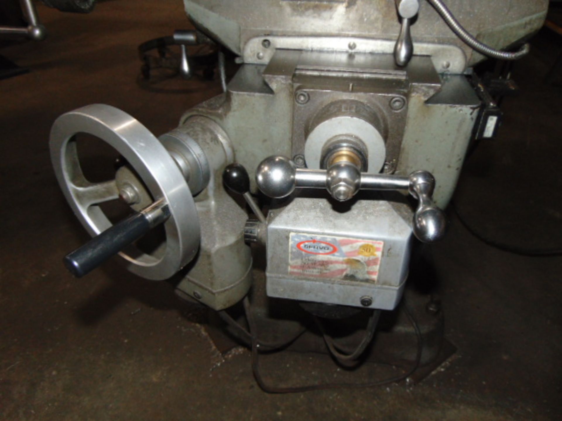 VERTICAL TURRET MILL, BRIDGEPORT SERIES 1, 42” table, 2 HP motor, 2-axis D.R.O., (3) pwr. feeds, - Image 4 of 4