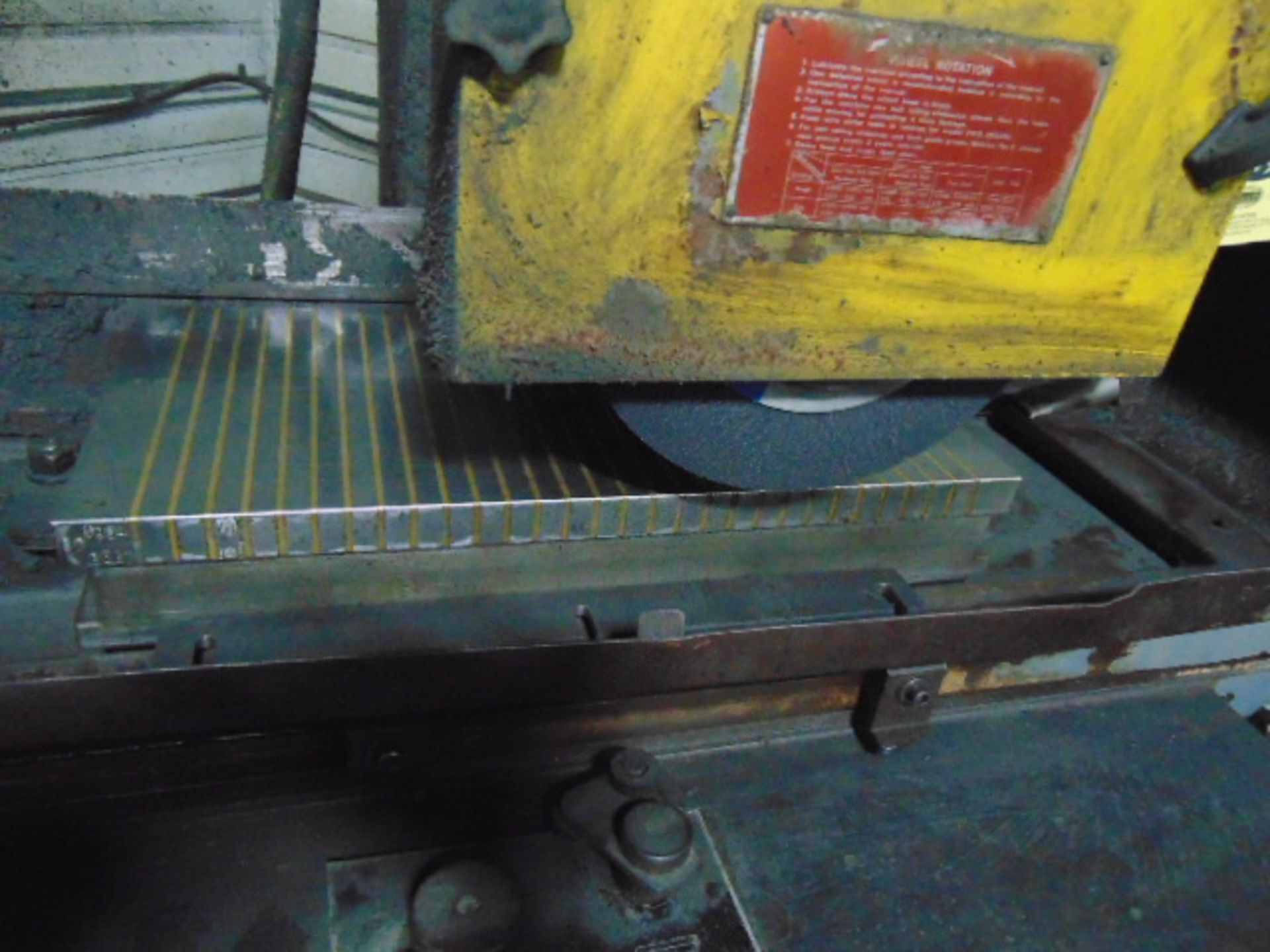 HYDRAULIC SURFACE GRINDER, PROTH MDL. PSGS-25550AH, new 1984, 10” x 19-1/2” electromagnetic magnetic - Image 2 of 4