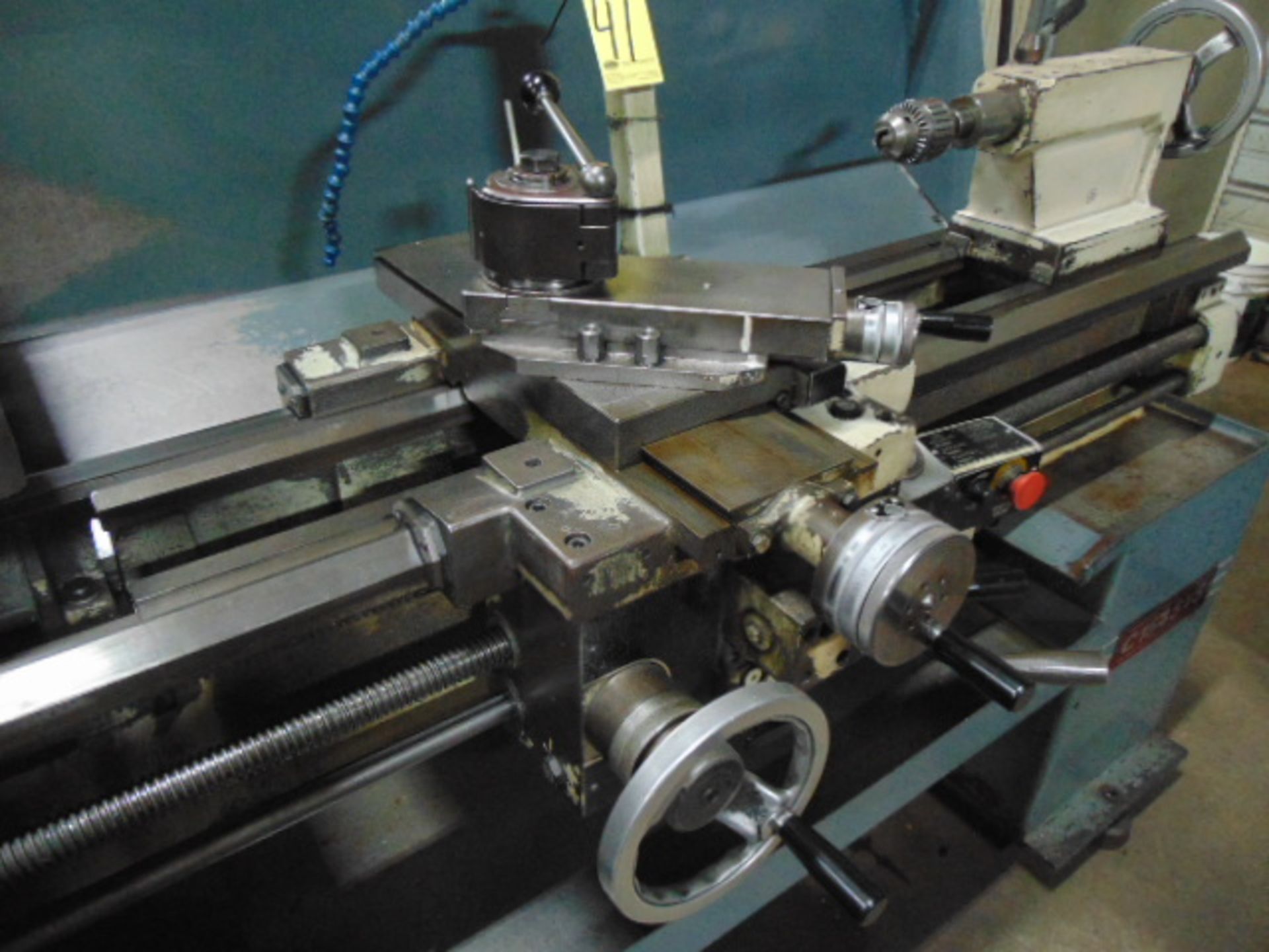 ENGINE LATHE, CLAUSING METOSA 15” X 45” MDL. C1545VS, approx. 9” sw. over crosslide, variable - Image 4 of 9