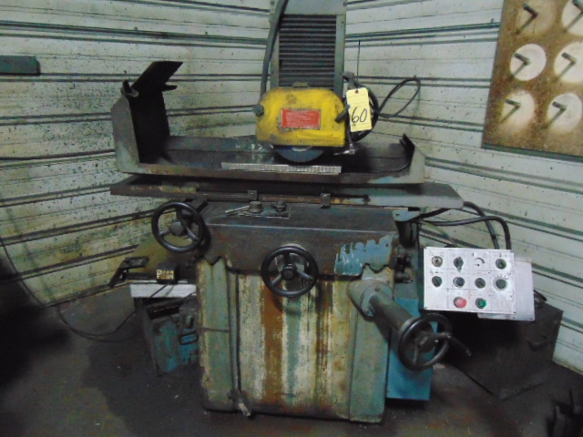 HYDRAULIC SURFACE GRINDER, PROTH MDL. PSGS-25550AH, new 1984, 10” x 19-1/2” electromagnetic magnetic