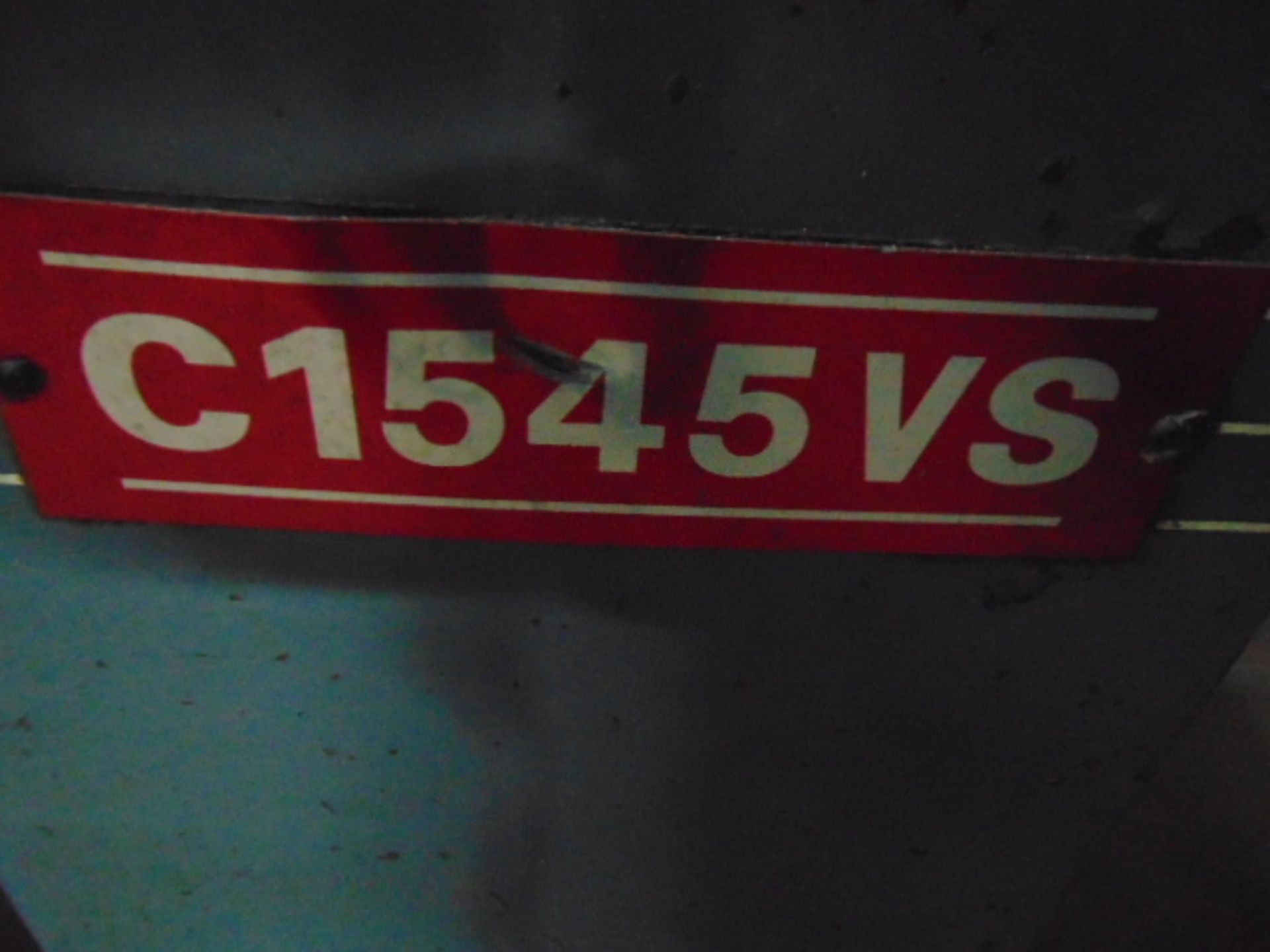 ENGINE LATHE, CLAUSING METOSA 15” X 45” MDL. C1545VS, approx. 9” sw. over crosslide, variable - Image 9 of 9