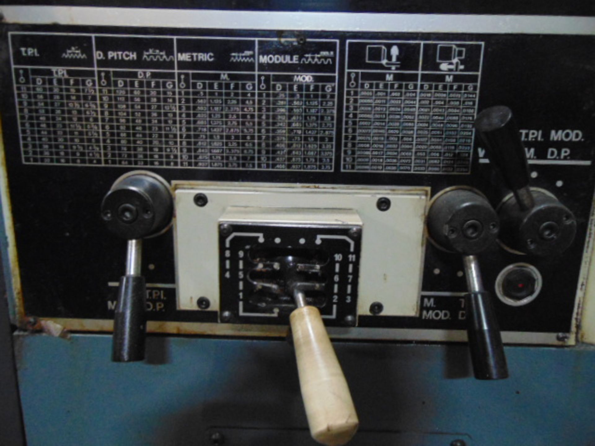 ENGINE LATHE, CLAUSING METOSA 15” X 45” MDL. C1545VS, approx. 9” sw. over crosslide, variable - Image 6 of 9