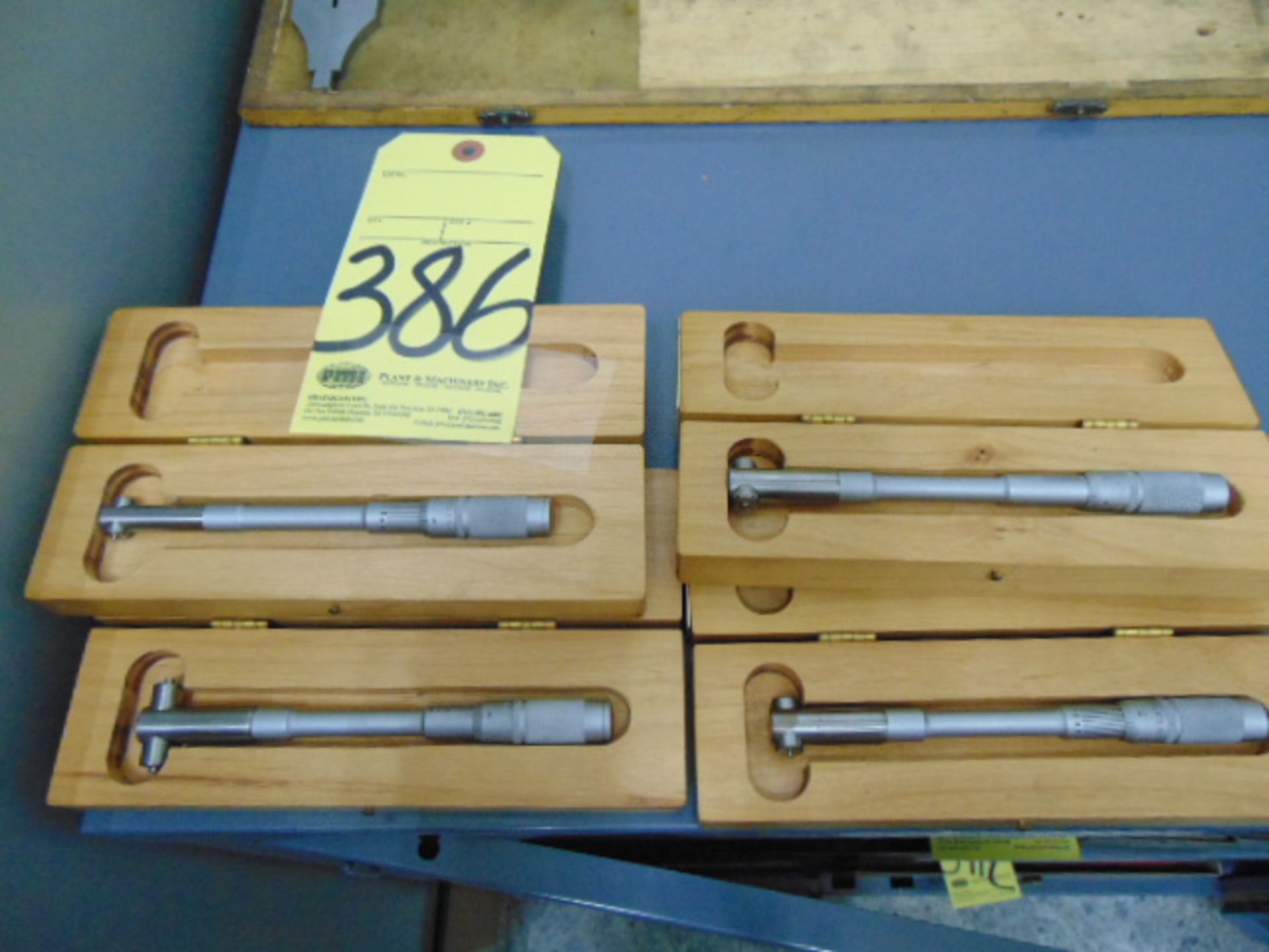 LOT OF I.D. MICROMETERS (4), assorted