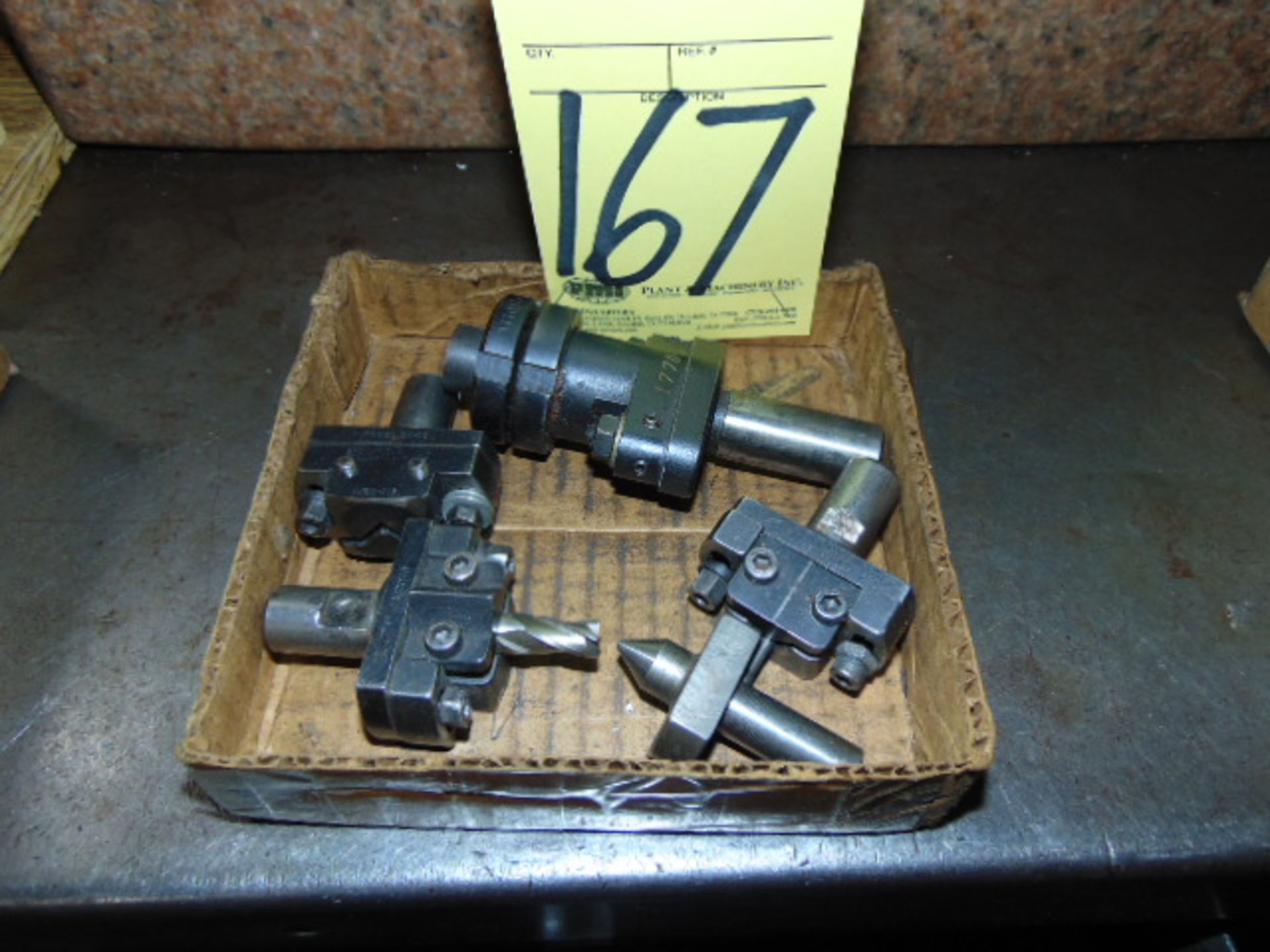 LOT OF TOOLHOLDERS, assorted (in one box)