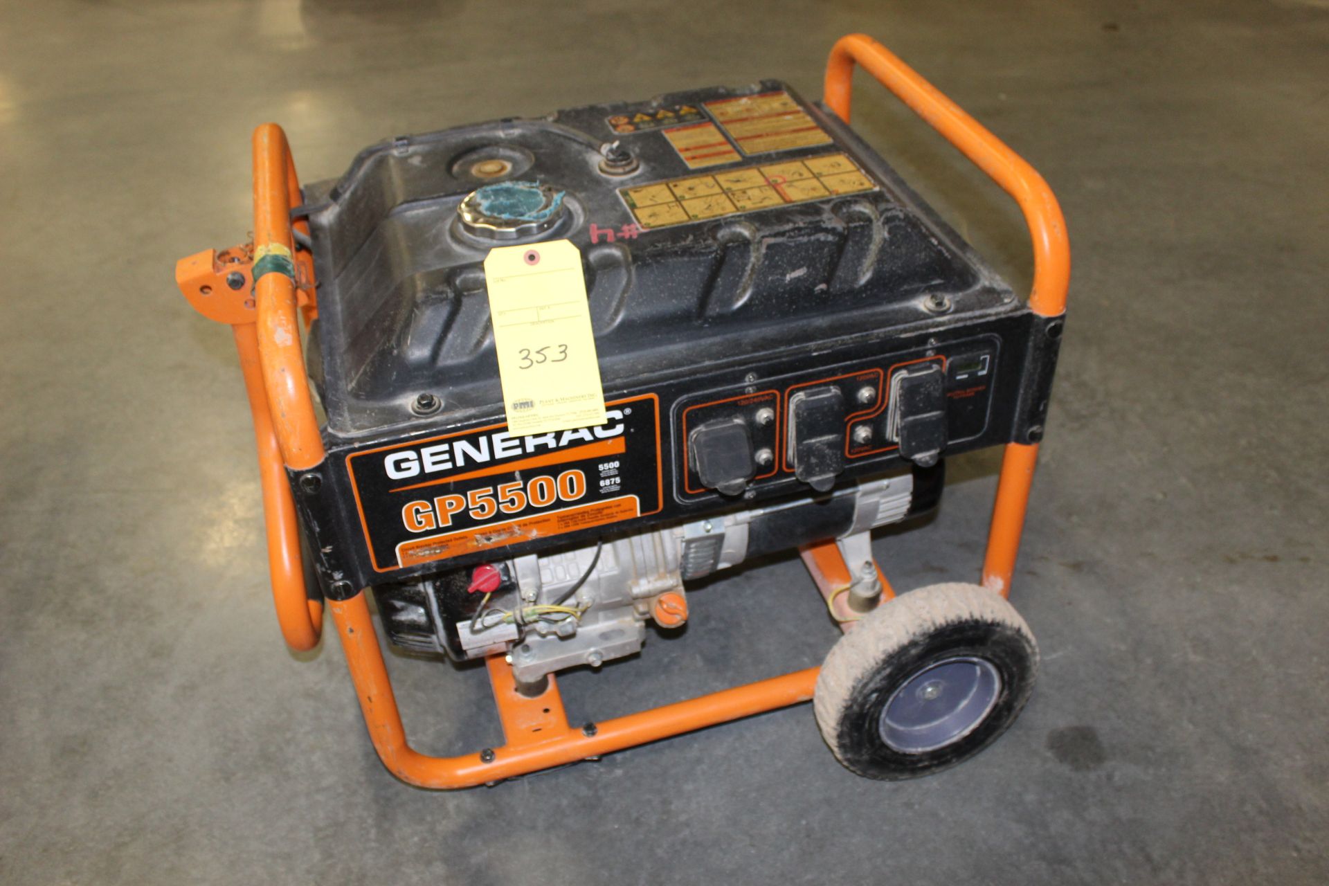 GENERATOR, GENERAC GP, 5,500 watt