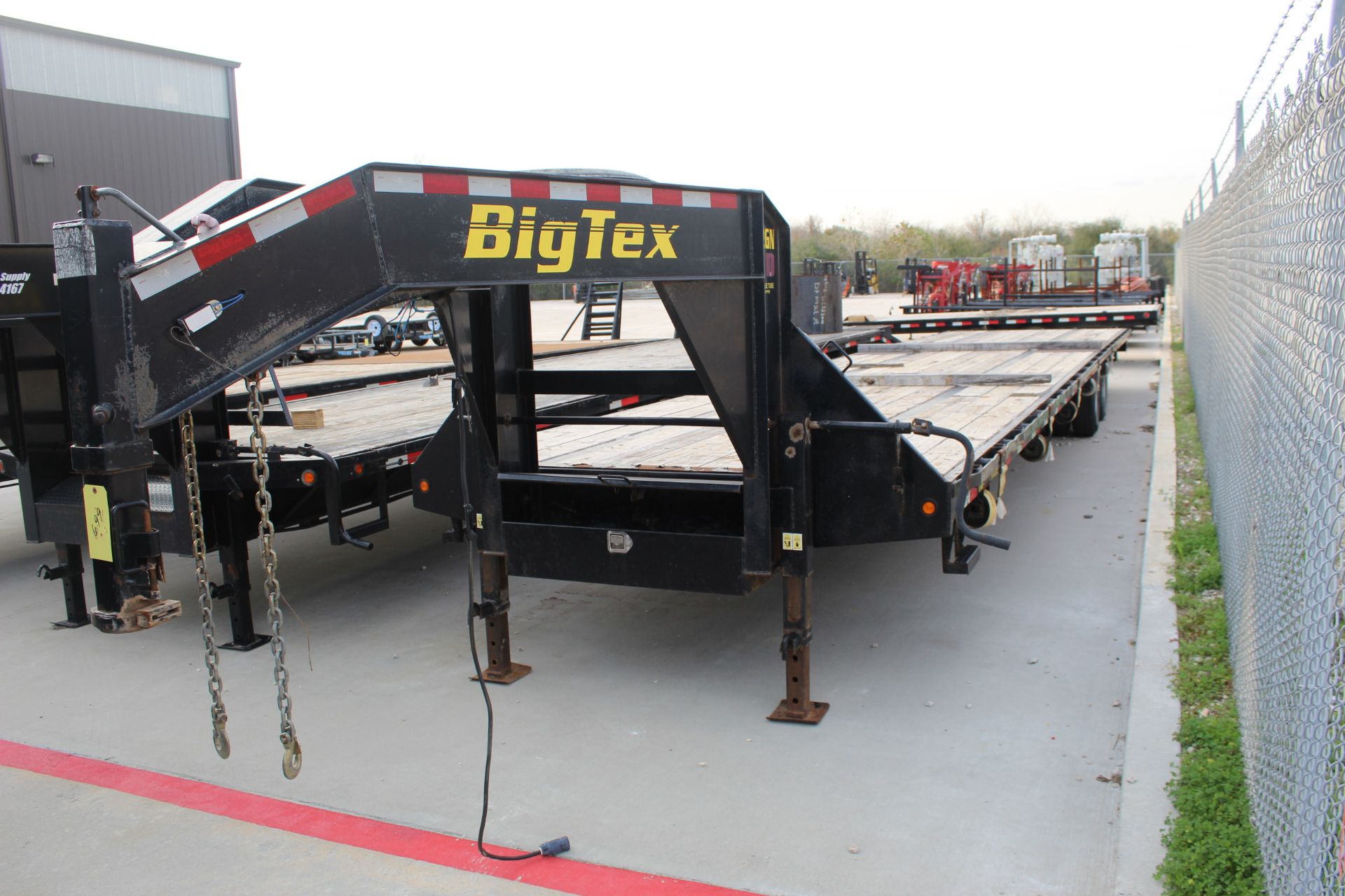 GOOSENECK FLATBED TRAILER, BIG TEX 40', VIN 16VGX4024F6001732