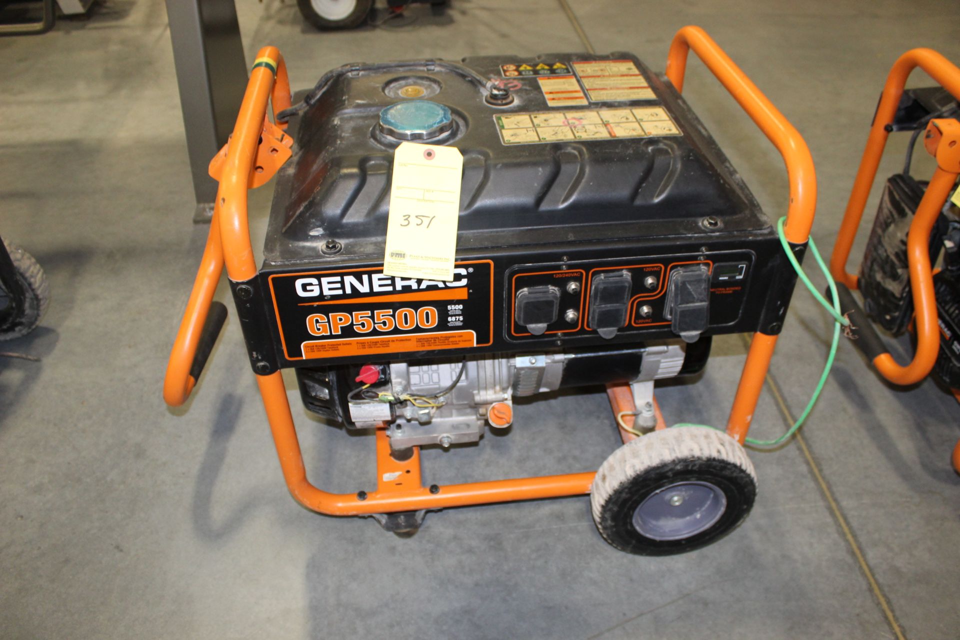 GENERATOR, GENERAC GP, 5,500 watt