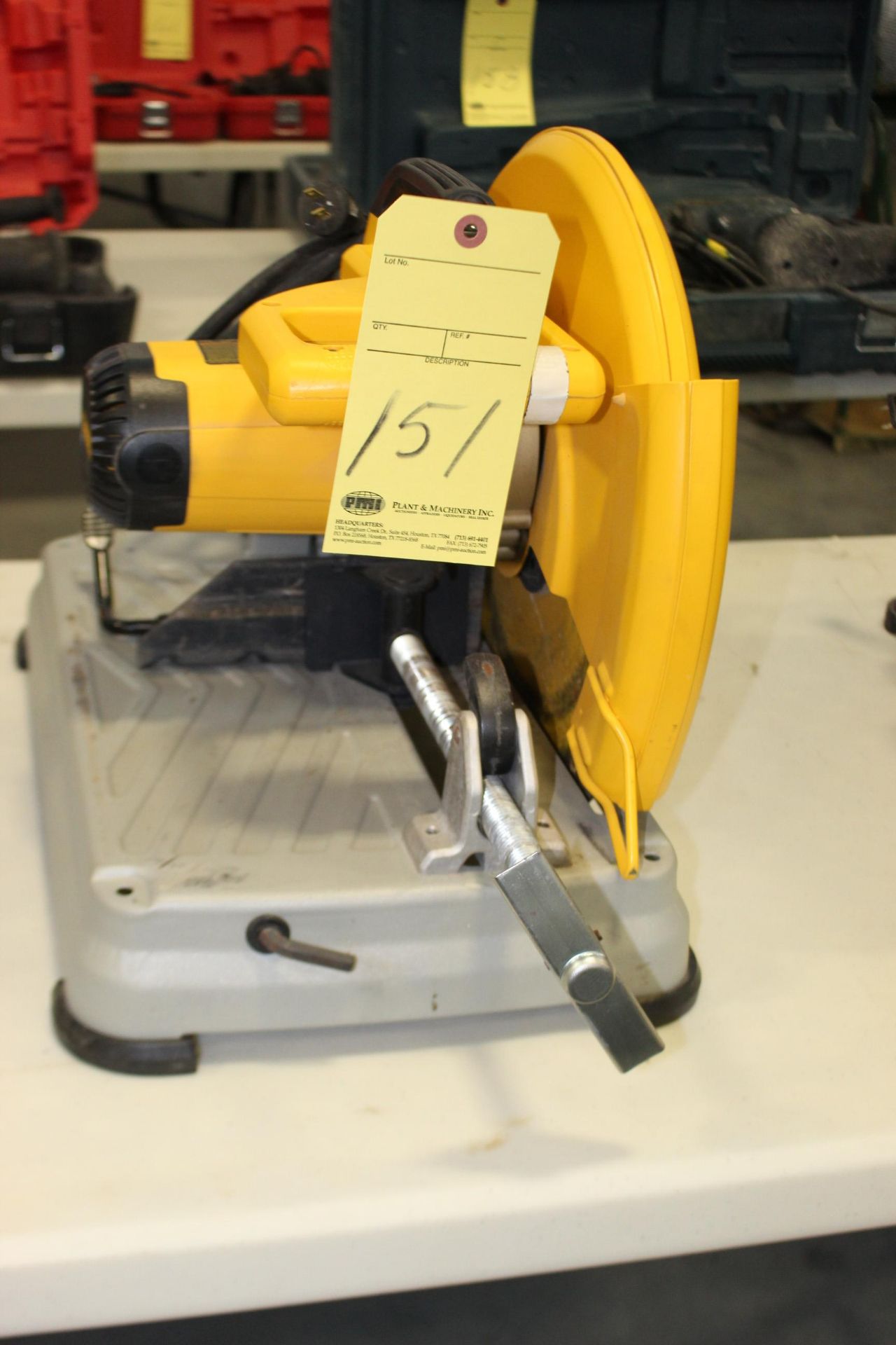 ABRASIVE CUT-OFF SAW, DEWALT 14"