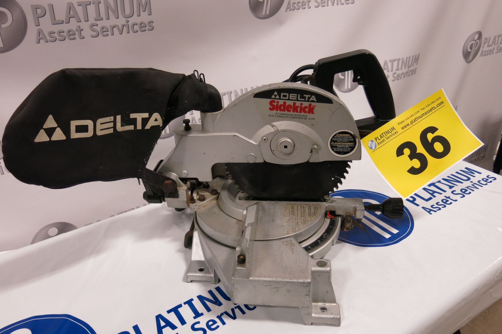 DELTA, 36-210C, SIDEKICK, 10", COMPOUND MITRE SAW - Image 2 of 6