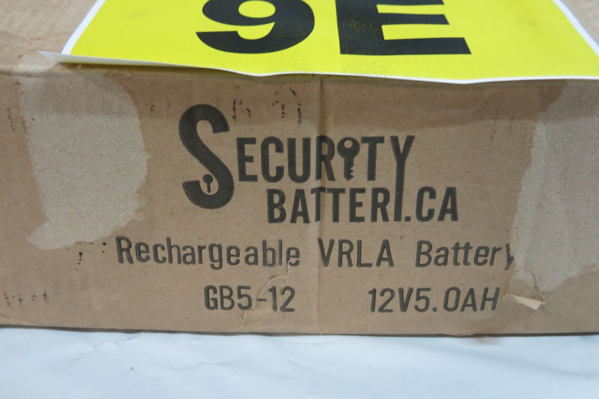 LOT OF (8) BB BATTERY, HR5.8-12, VALVE REGULATED LEAD-ACID RECHARGEABLE BATTERIES - Image 4 of 4