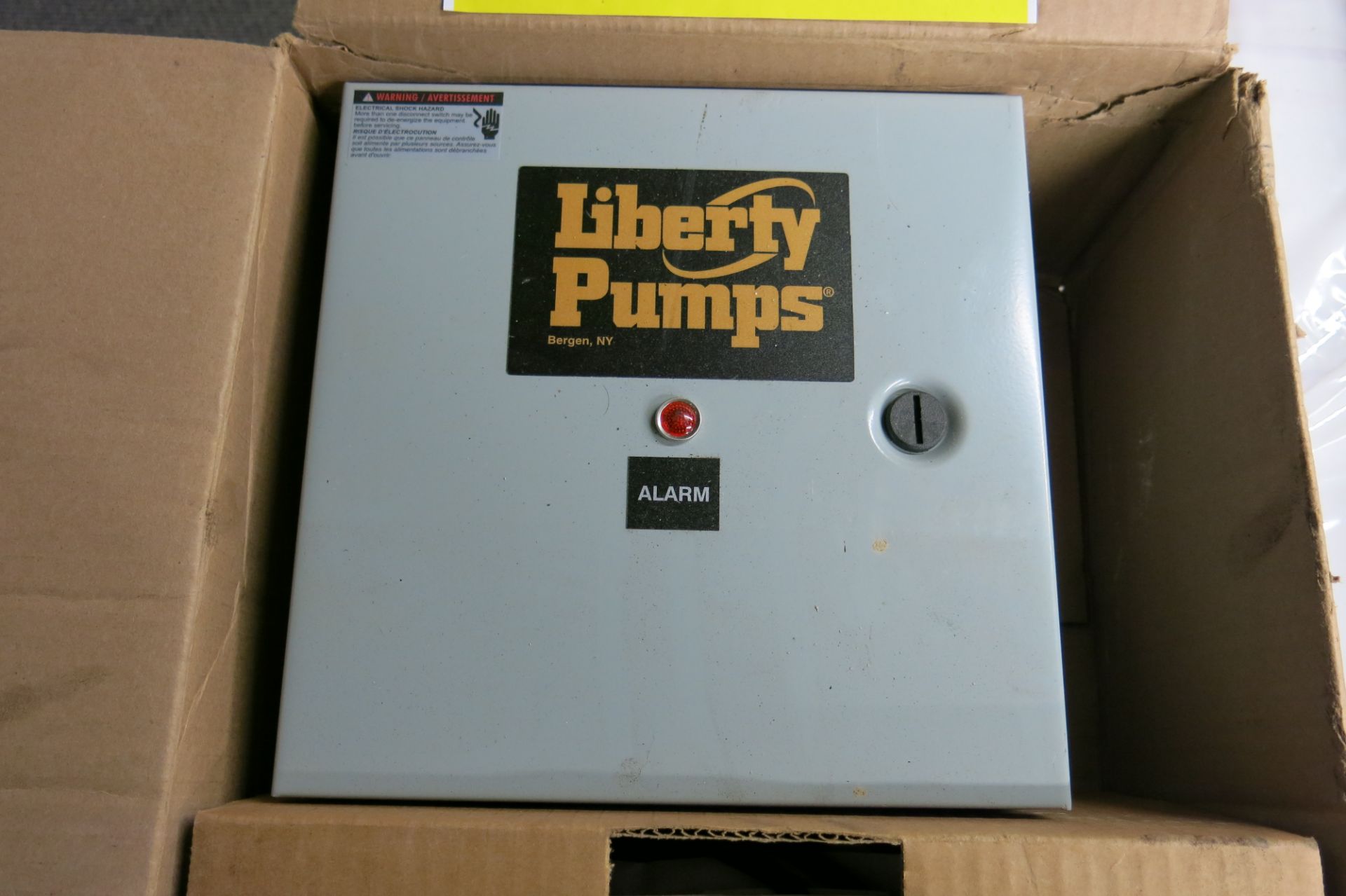 SJE-RHOMBUS, LIBERTY AE21L=3, DUPLEX PUMP CONTROL WITH ALARM, NEMA 1 ENCLOSURE, 3 FLOATS, S/N - Image 2 of 7