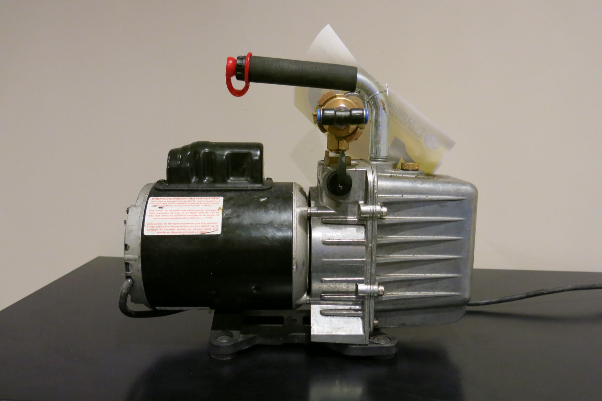 JB INDUSTRIES, DV-200N, PLATINUM, 7 CFM, VACUUM PUMP , S/N 0416 - Image 3 of 5