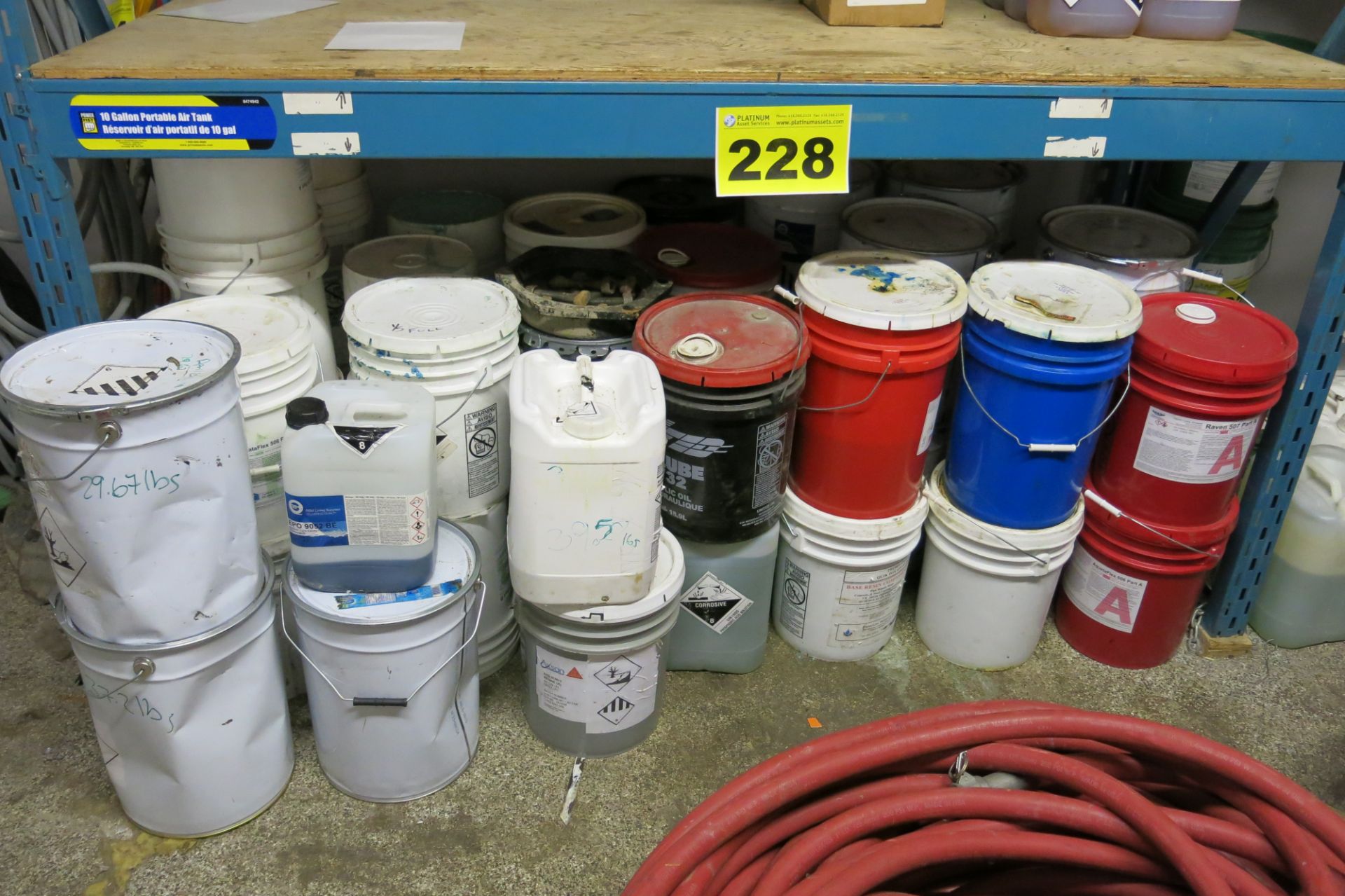 LOT OF ASSORTED CHEMICALS