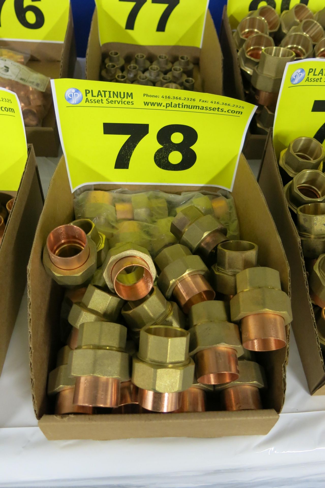 LOT OF (26) COPPER FITTINGS