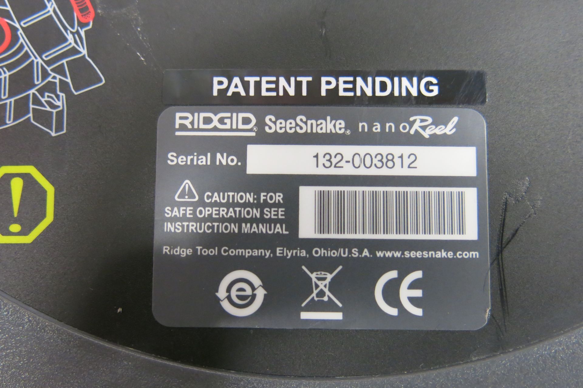 RIDGID, SEE SNAKE, NANO REEL, VIDEO INSPECTION SYSTEM, S/N 132-003812 - Image 4 of 4