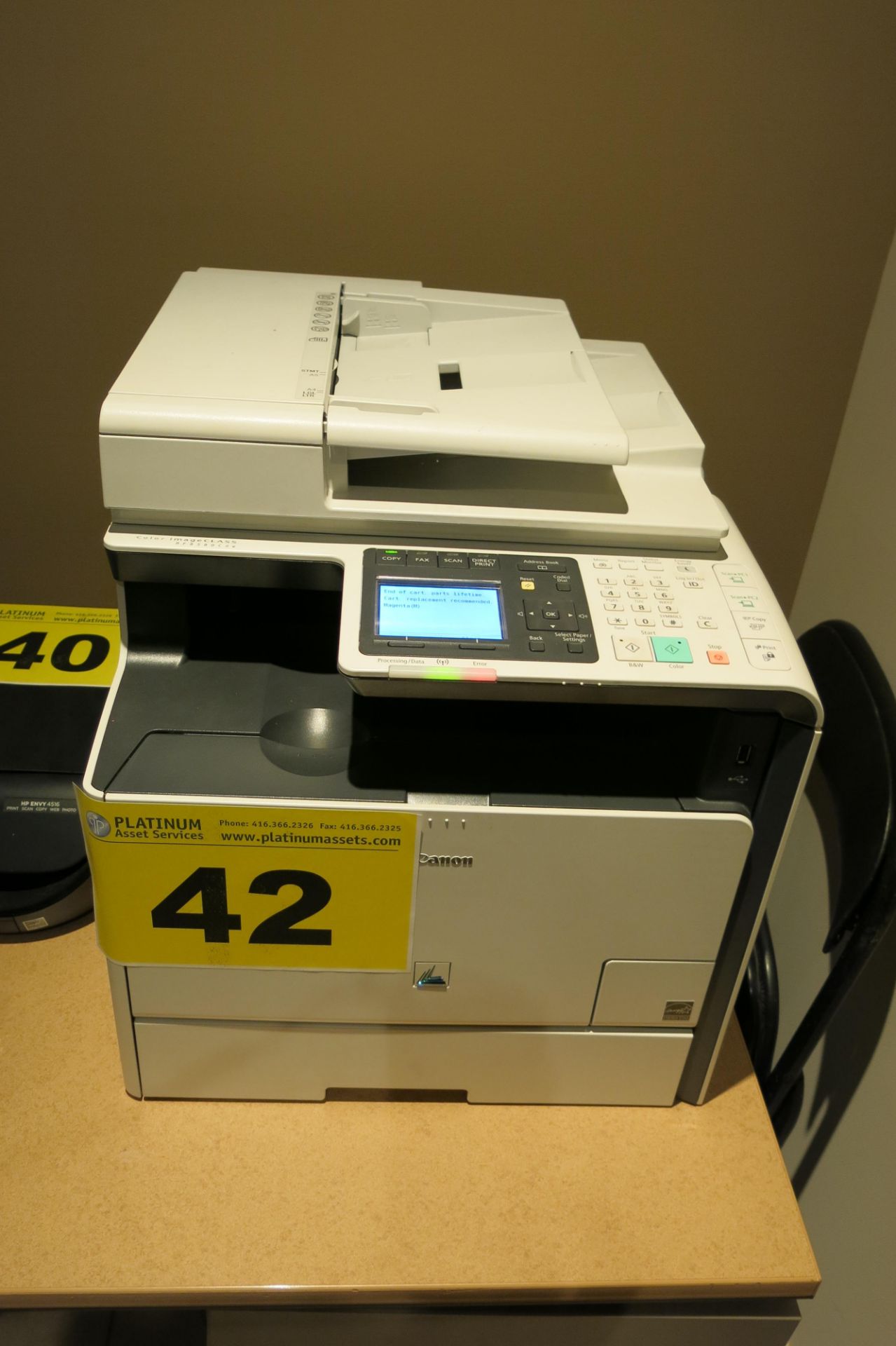 CANON, IMAGECLASS MF850CDW, COLOUR, WIRELESS, LASER, MULTI-FUNCTIONAL PRINTER, 2013, S/N PXK04614