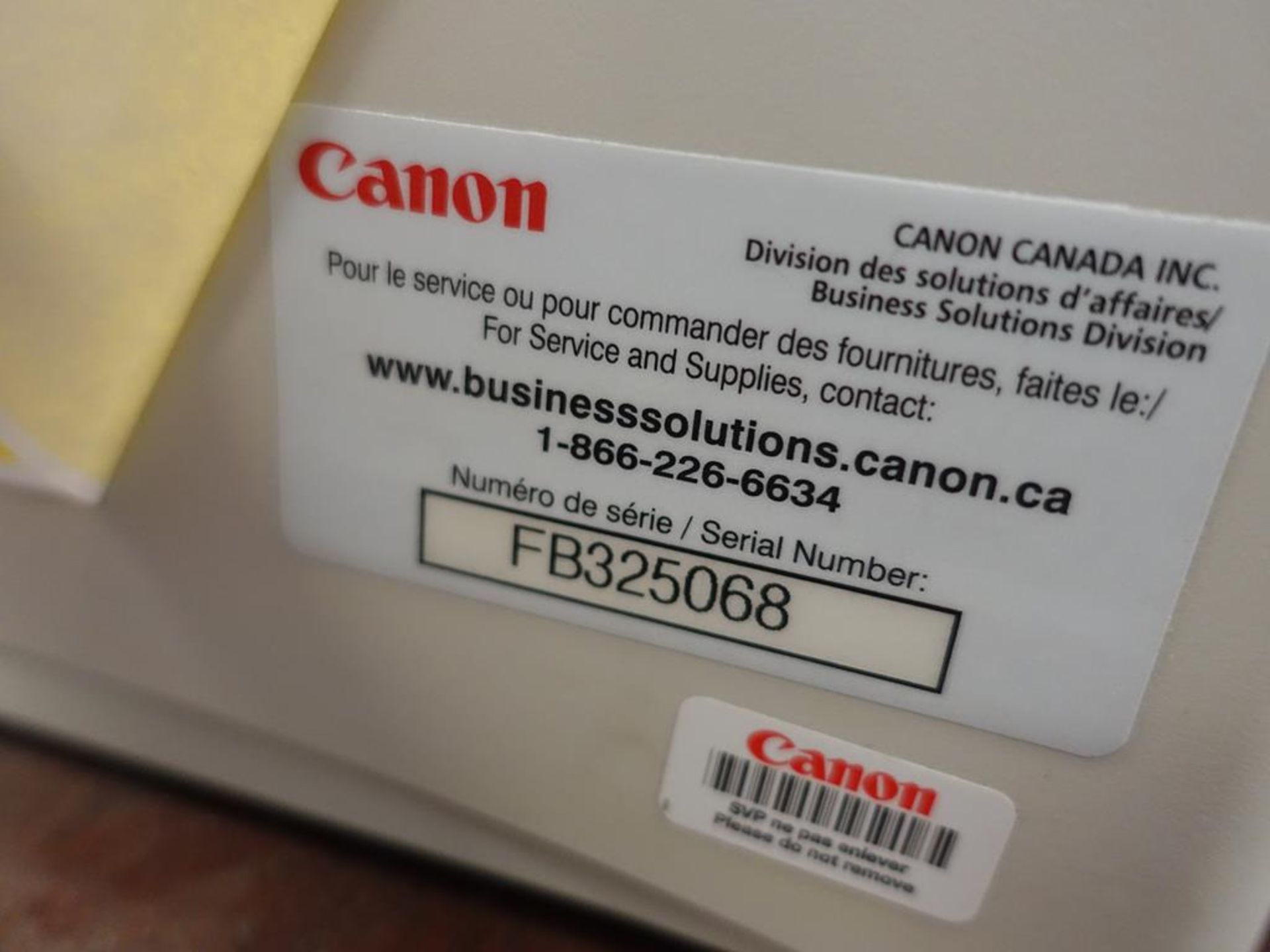 CANON, M11072, LASER PRINTER - Image 2 of 2