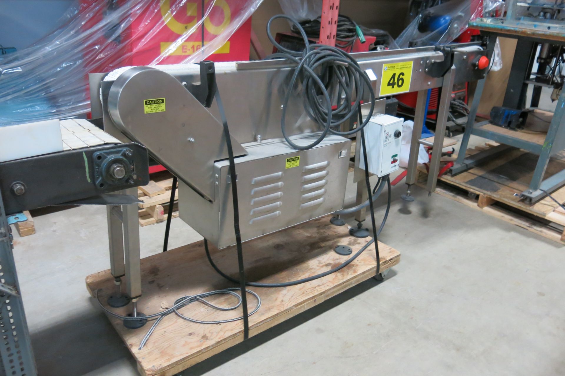 PACKAIR, MT/PH/SS, 6" x 84", STAINLESS STEEL, VARIABLE SPEED CONVEYOR, S/N 2998 - Image 2 of 2