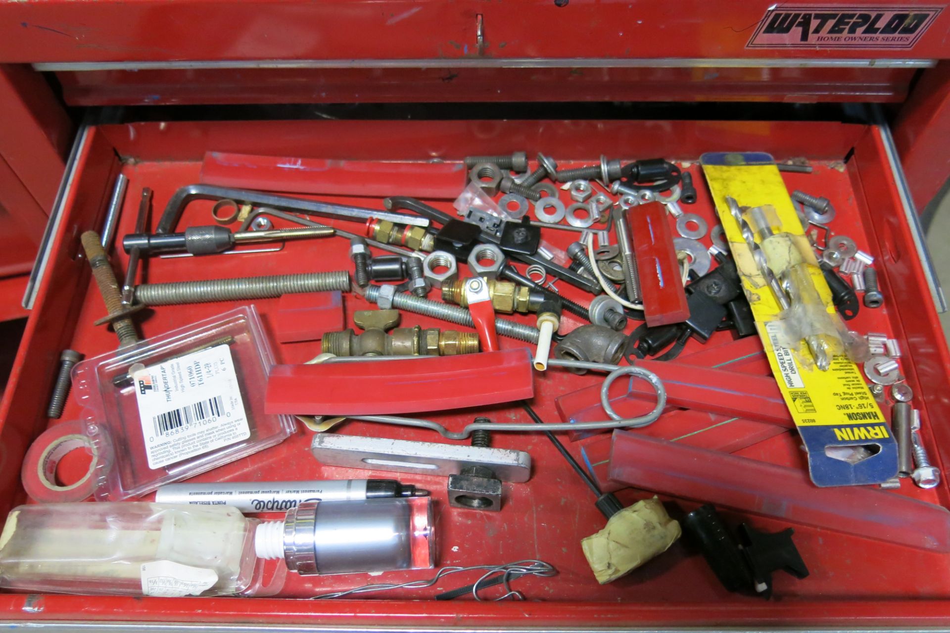 WATERLOO, SHOP SERIES, RED, TOOL CABINET WITH CONTENTS - Image 3 of 6