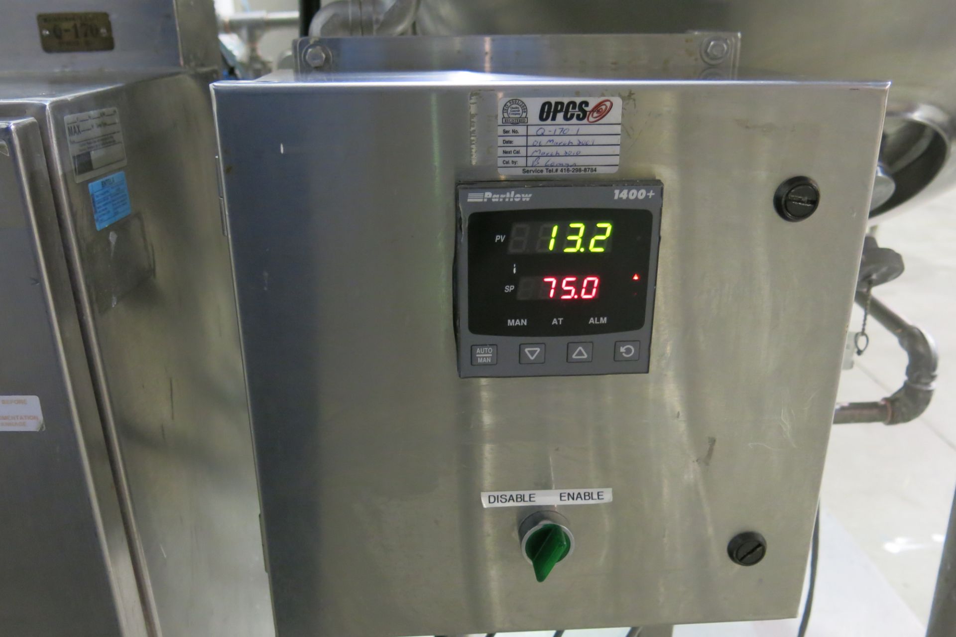 LEE, 50D9MT, STAINLESS STEEL, 50 GALLON, DOUBLE MOTION, JACKETED, VACUUM MIXING KETTLE - Image 6 of 17