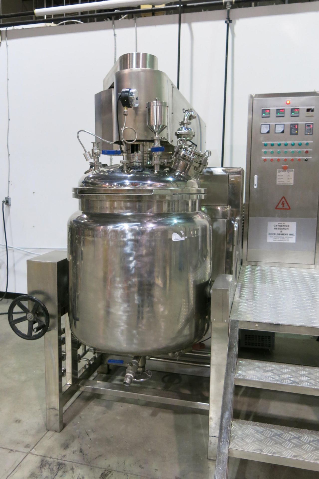 JINZONG MACHINE, 500 LITRE, TILTING VACUUM HOMOGENIZING EMULSIFIER - Image 19 of 31