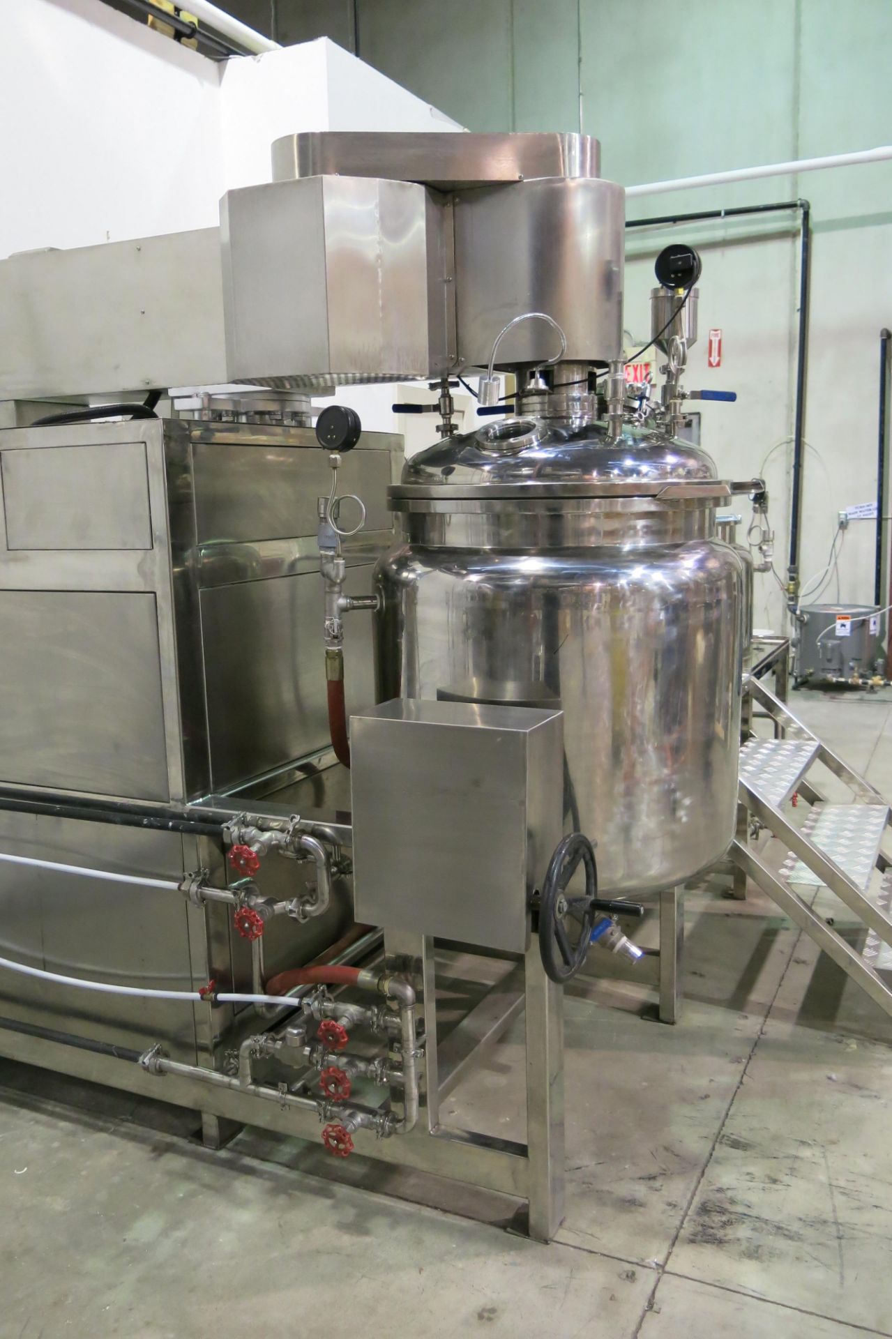 JINZONG MACHINE, 500 LITRE, TILTING VACUUM HOMOGENIZING EMULSIFIER - Image 22 of 31