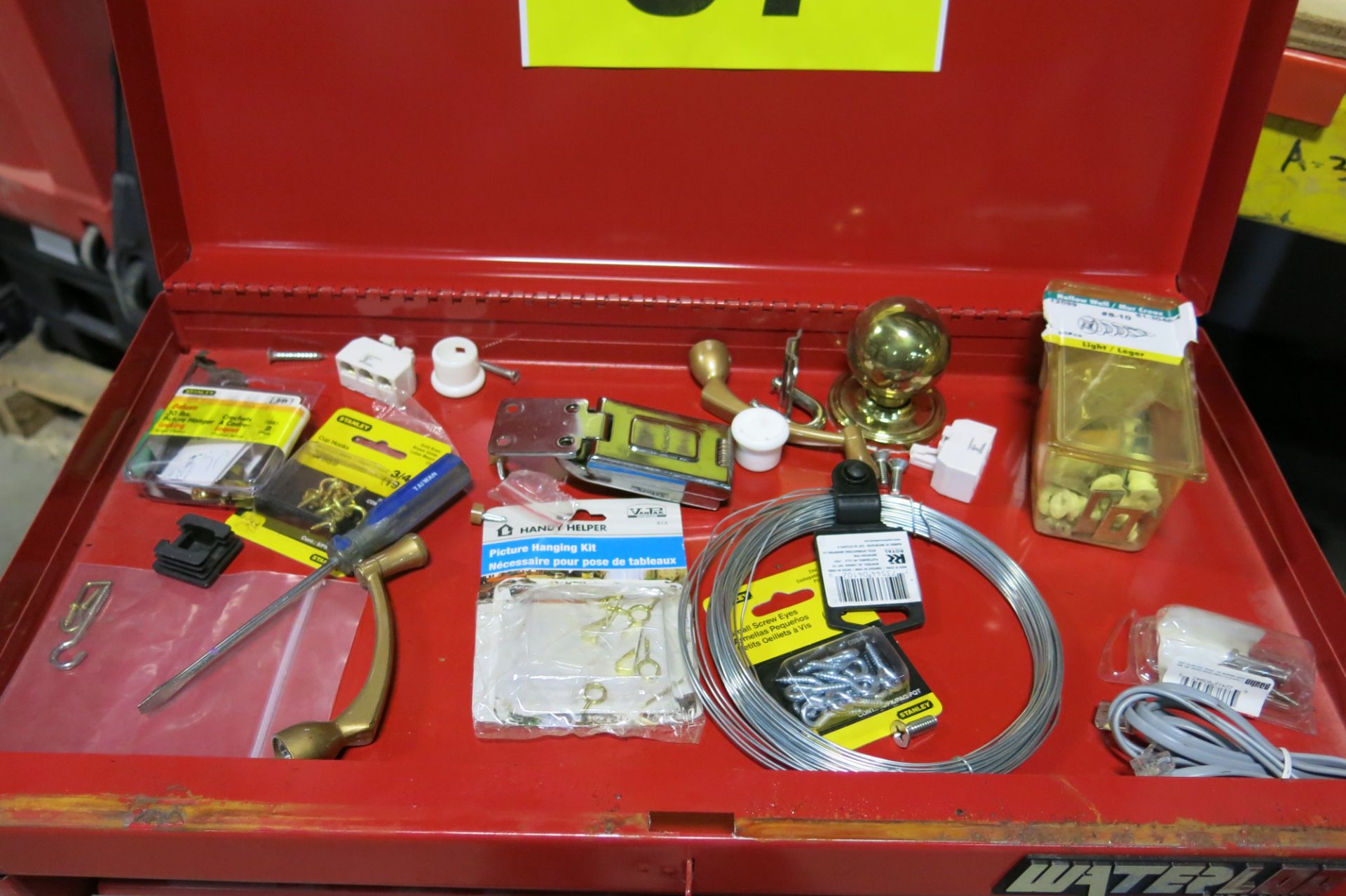 WATERLOO, SHOP SERIES, RED, TOOL CABINET WITH CONTENTS - Image 2 of 7