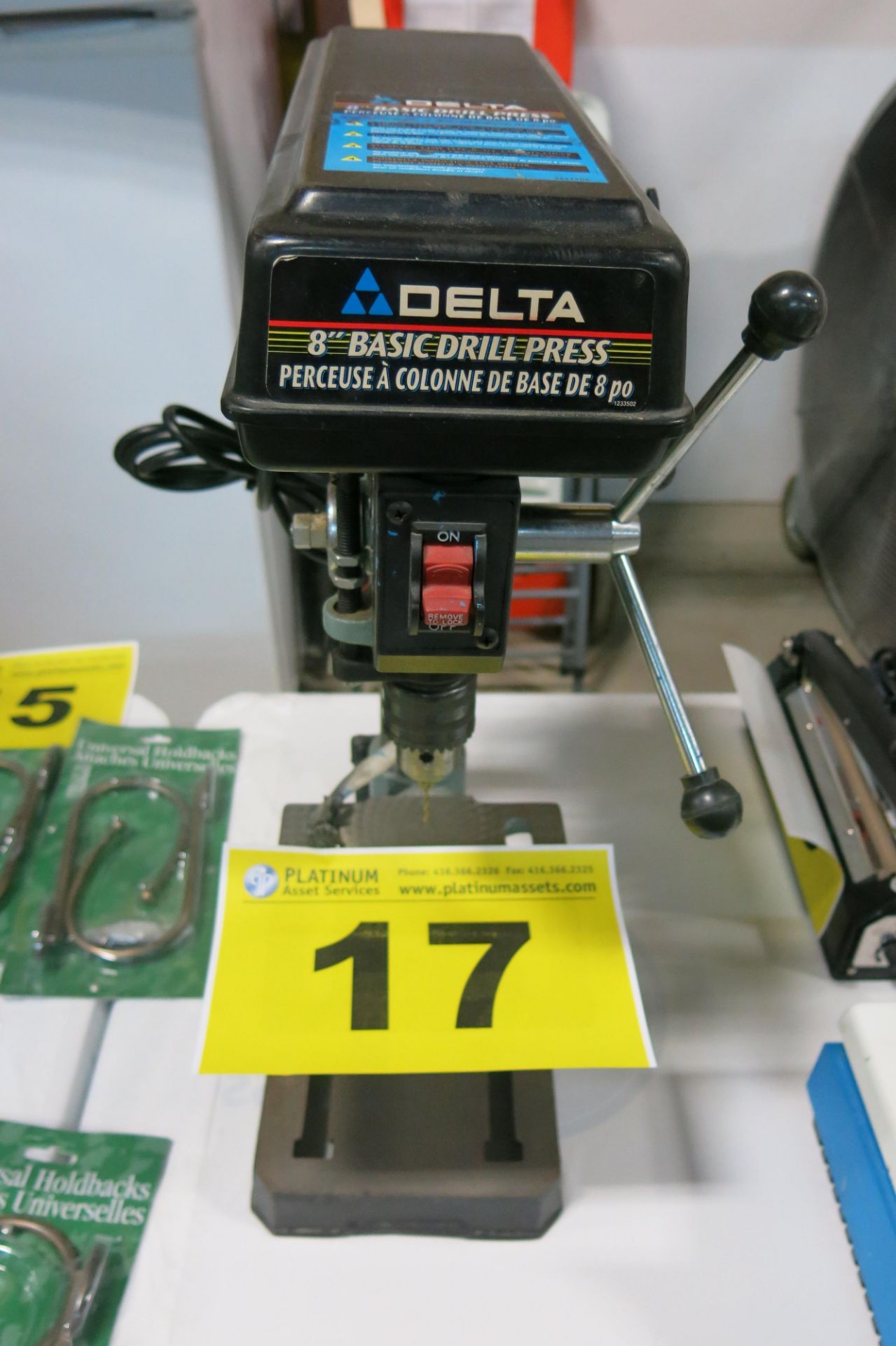 DELTA, 8", TABLE TOP DRILL PRESS