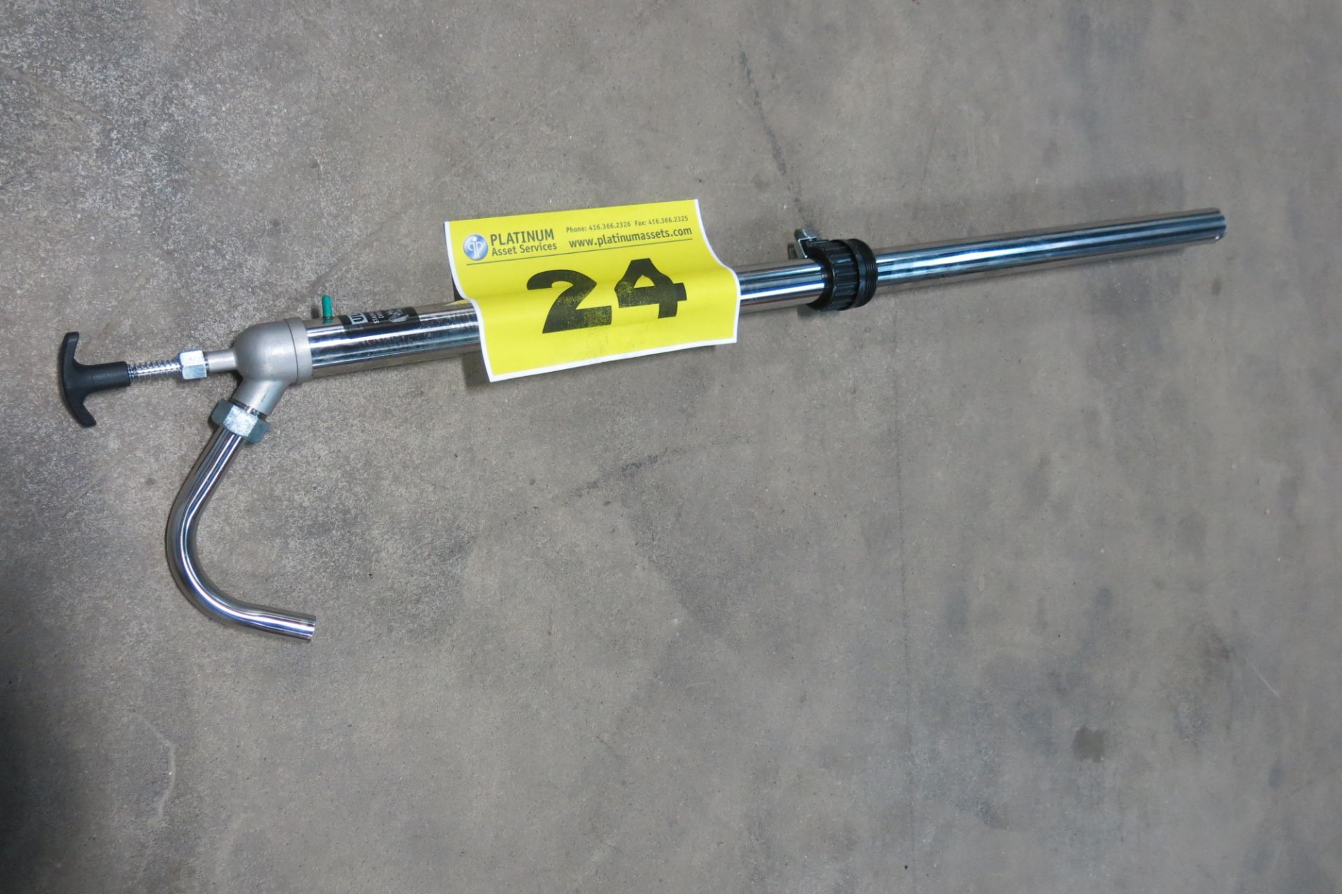 ULINE, H-3864, STAINLESS STEEL DRUM PUMP