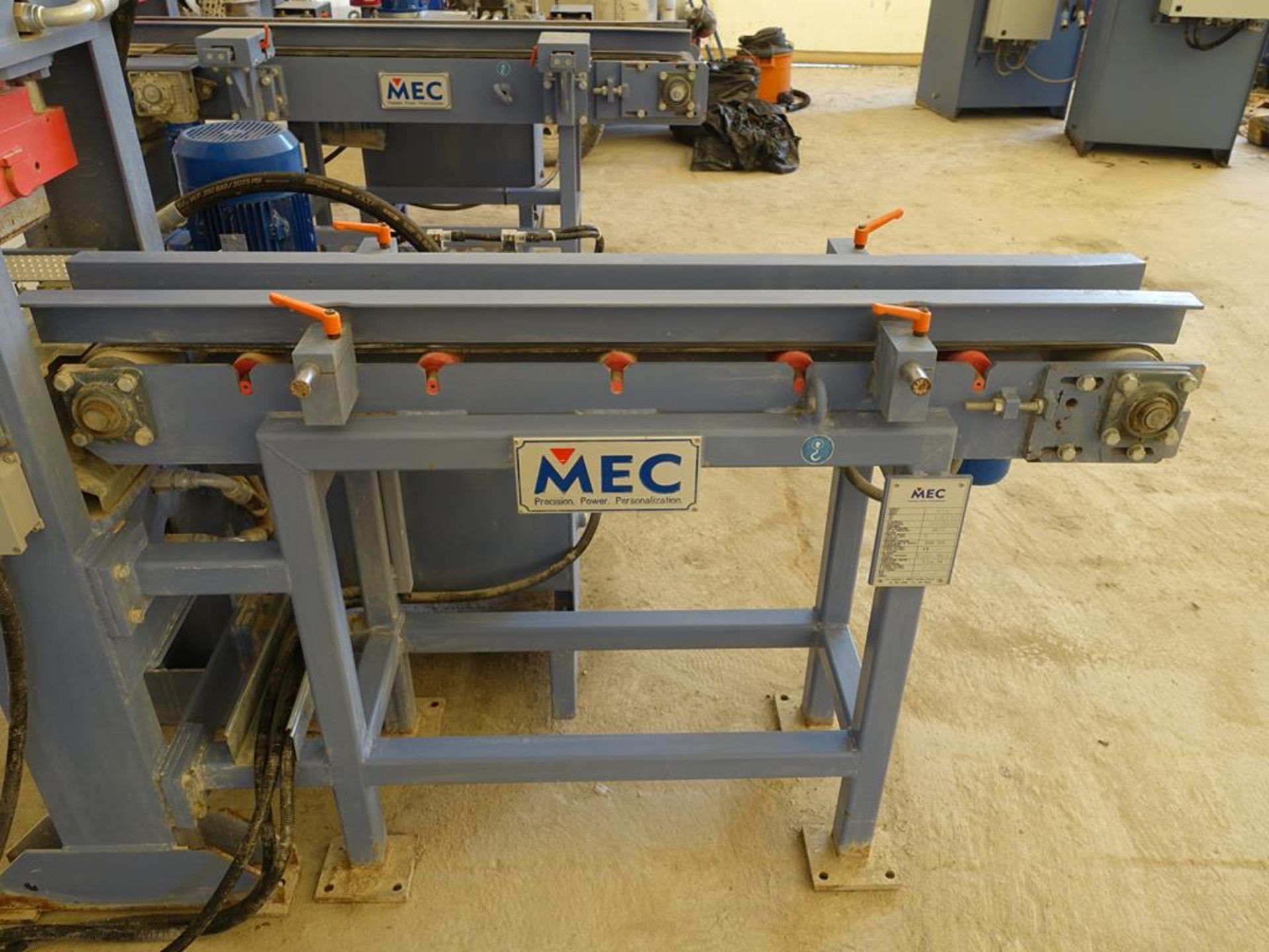 MEC, IMPIANTO - KUBO 200X100, 24 TON, AUTOMATIC STONE SPLITTER WITH CONVEYOR, 2015 - Image 12 of 19